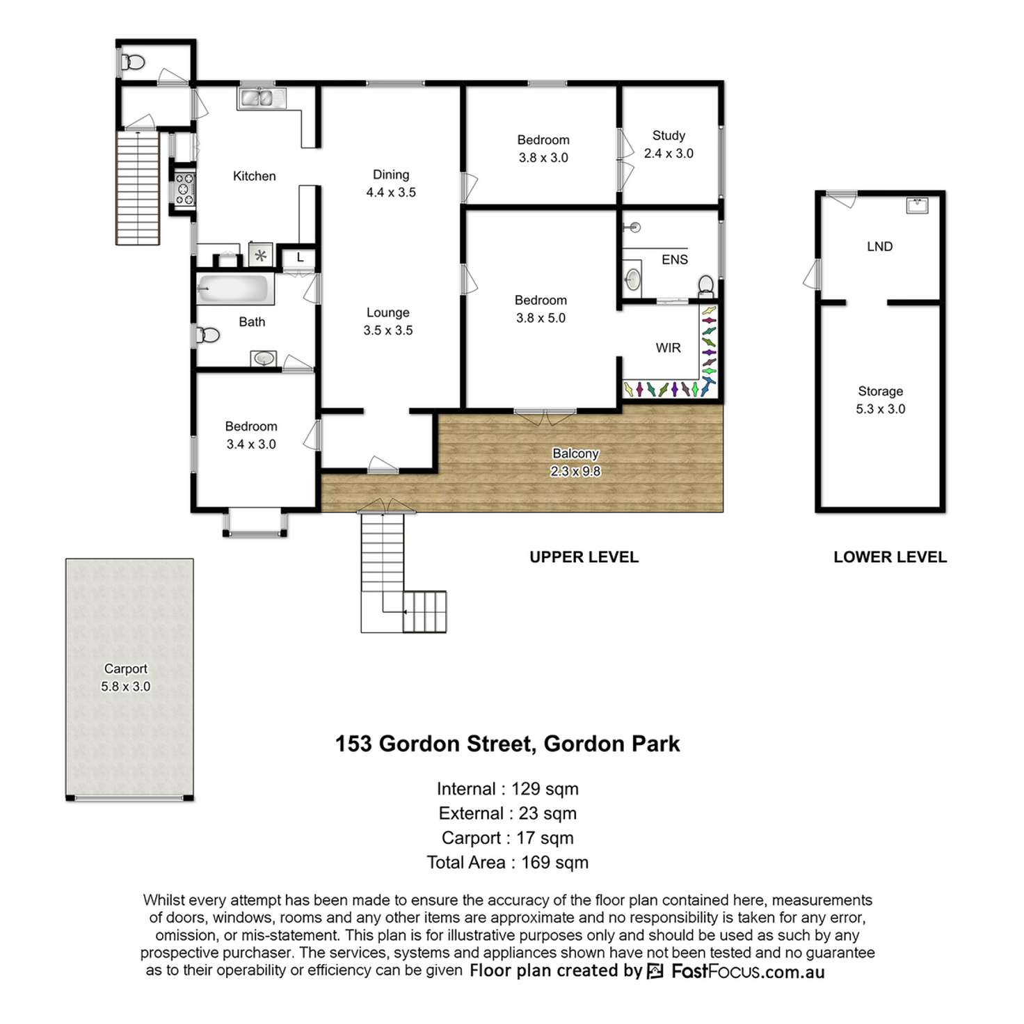 Floorplan of Homely house listing, 153 Gordon Street, Gordon Park QLD 4031