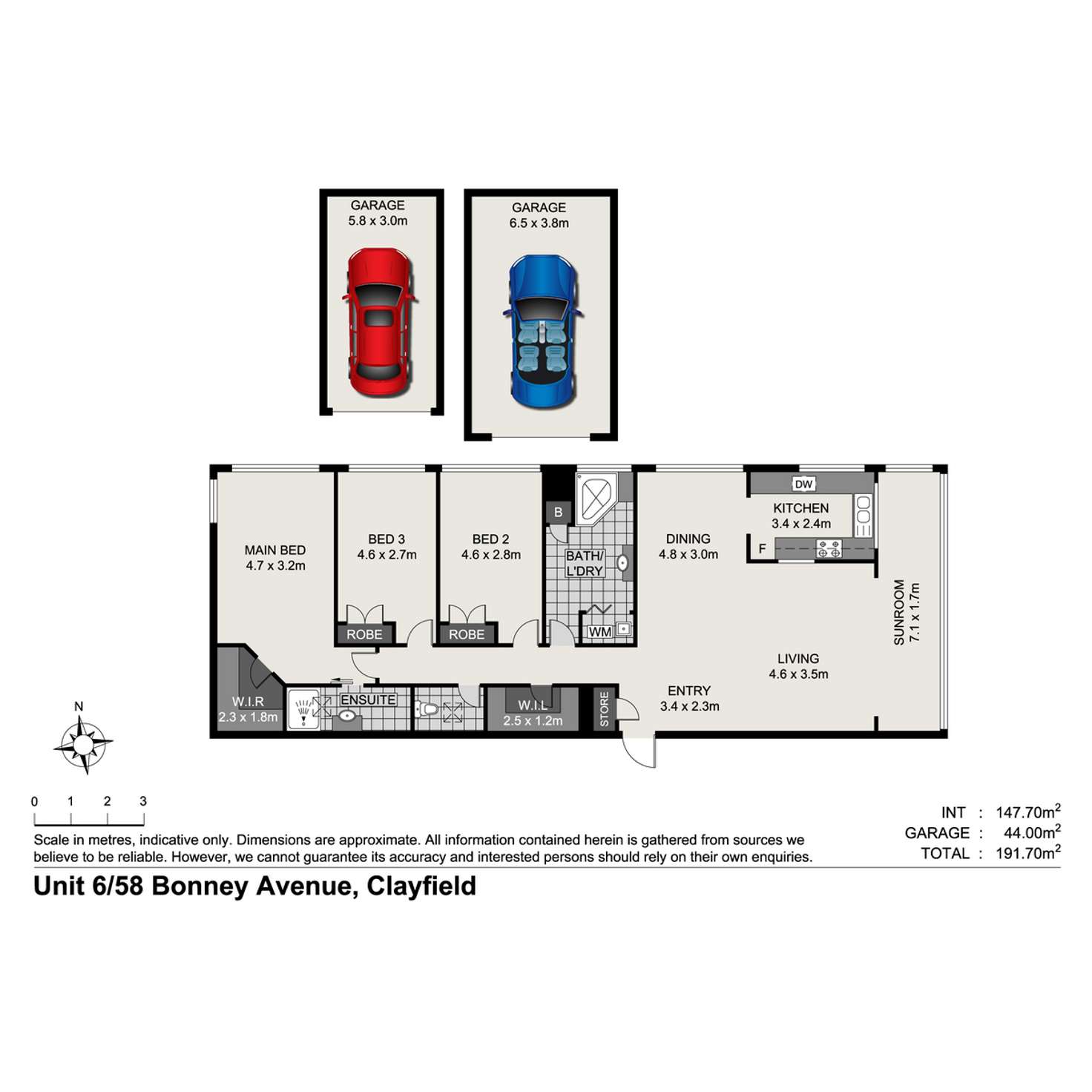 Floorplan of Homely apartment listing, 6/58 Bonney Avenue, Clayfield QLD 4011
