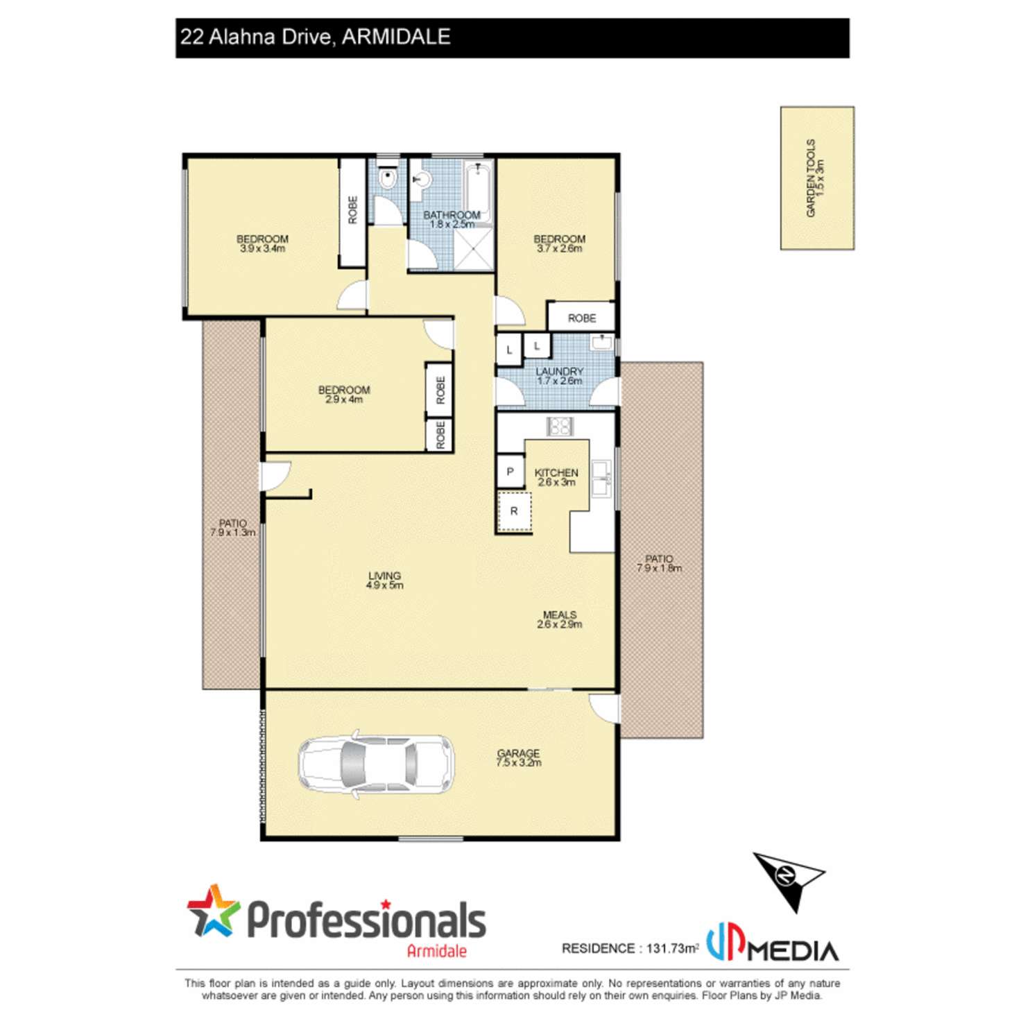 Floorplan of Homely house listing, 22 Alahna Drive, Armidale NSW 2350