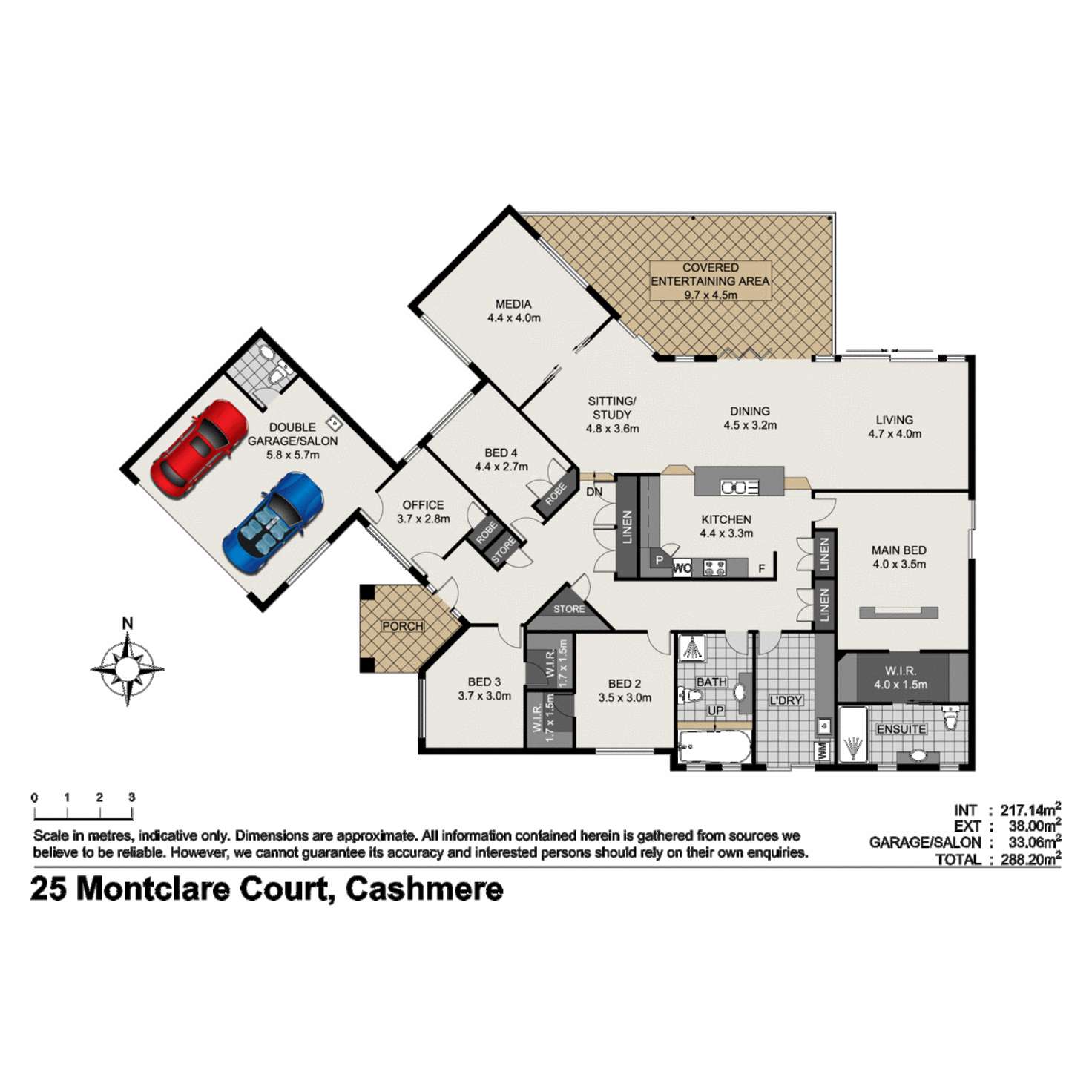 Floorplan of Homely house listing, 25 Montclare Court, Cashmere QLD 4500