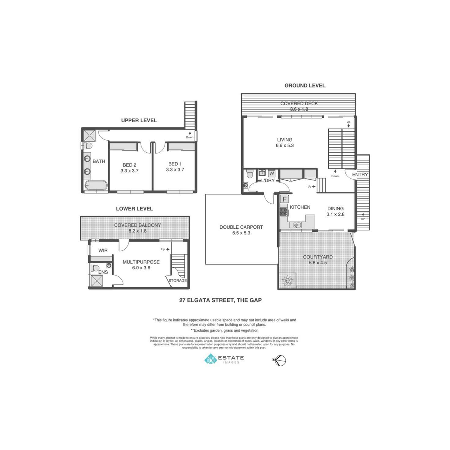 Floorplan of Homely house listing, 27 Elgata Street, The Gap QLD 4061