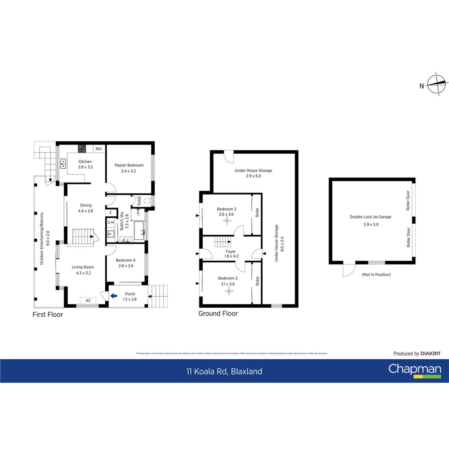 Floorplan of Homely house listing, 11 Koala Road, Blaxland NSW 2774