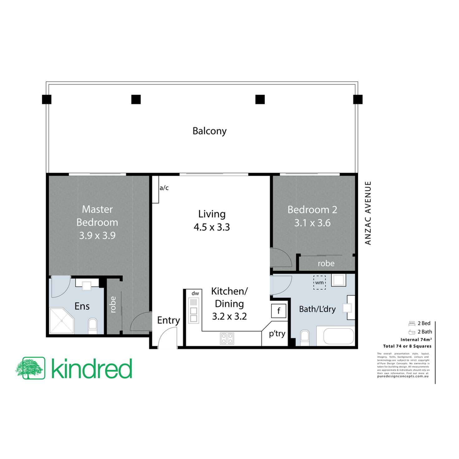 Floorplan of Homely unit listing, 4/41 Anzac Avenue, Redcliffe QLD 4020