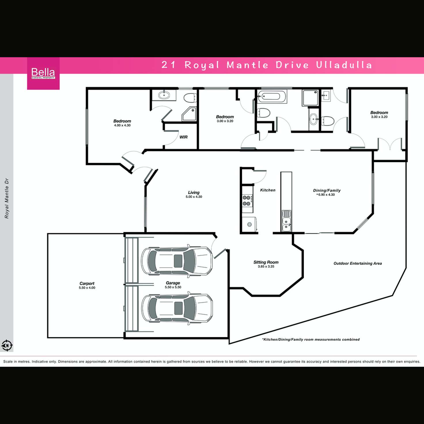 Floorplan of Homely house listing, 21 Royal Mantle Drive, Ulladulla NSW 2539