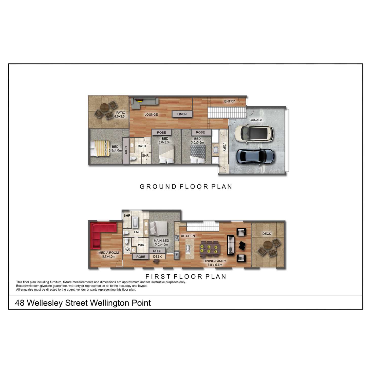 Floorplan of Homely house listing, 48 Wellesley Street, Wellington Point QLD 4160