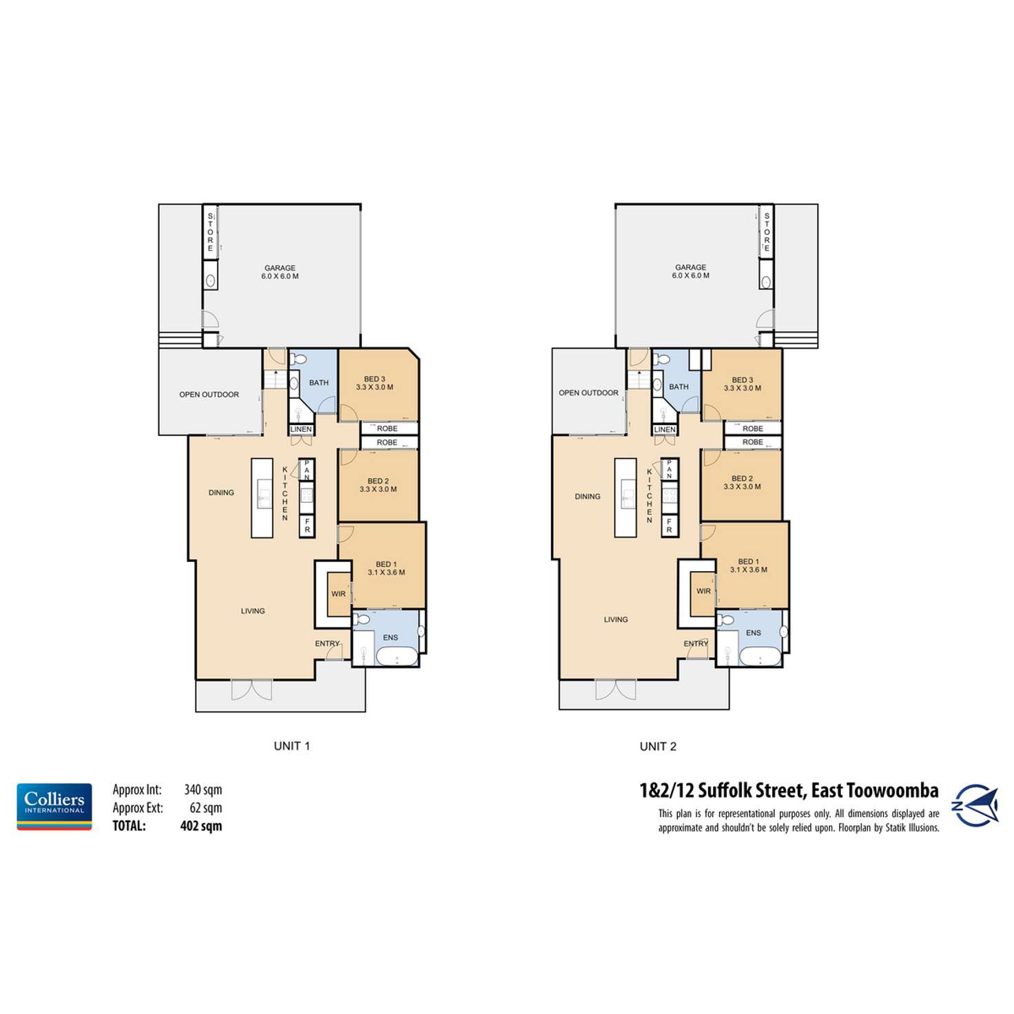 Floorplan of Homely unit listing, 2/12 Suffolk Street, East Toowoomba QLD 4350