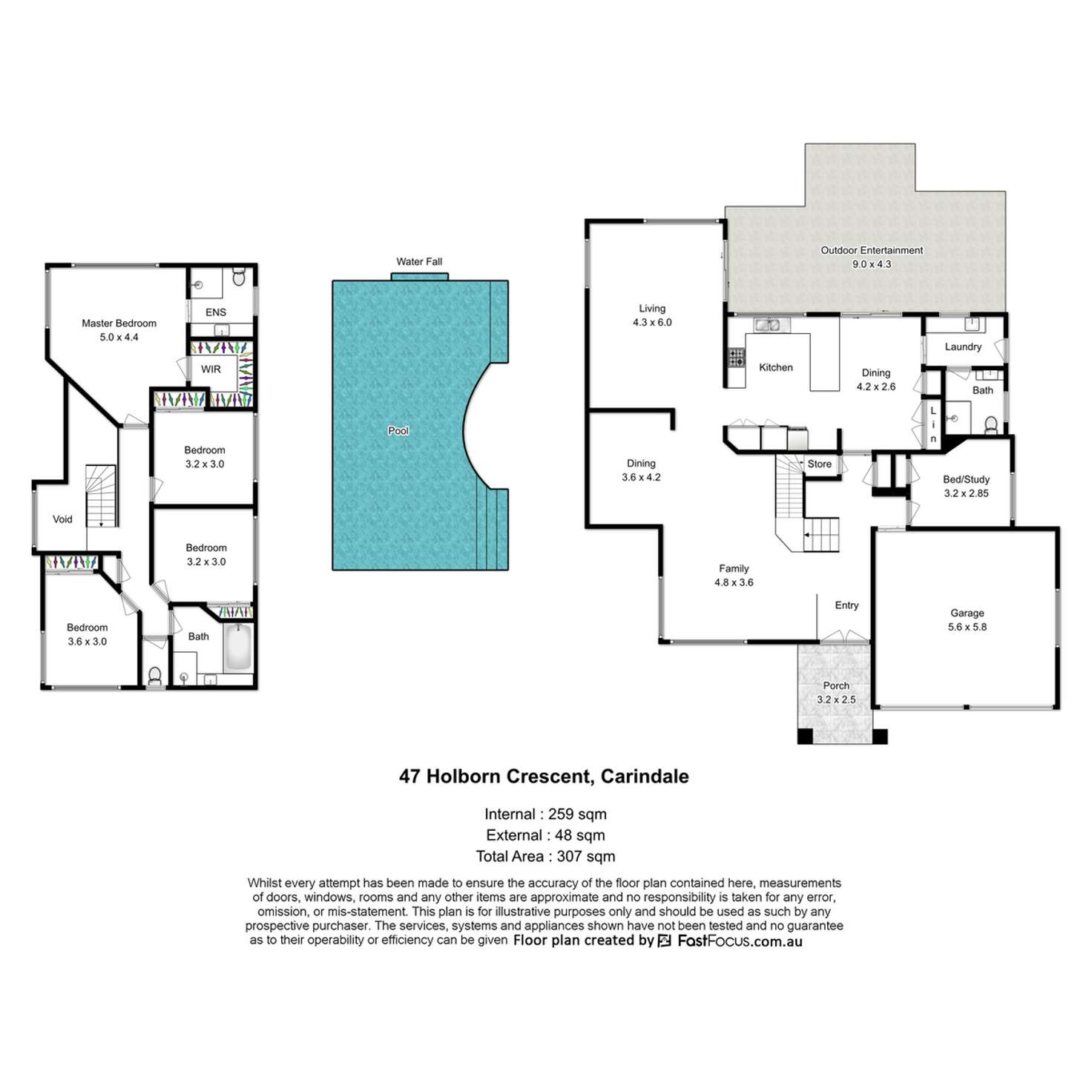 Floorplan of Homely house listing, 47 Holborn Crescent, Carindale QLD 4152
