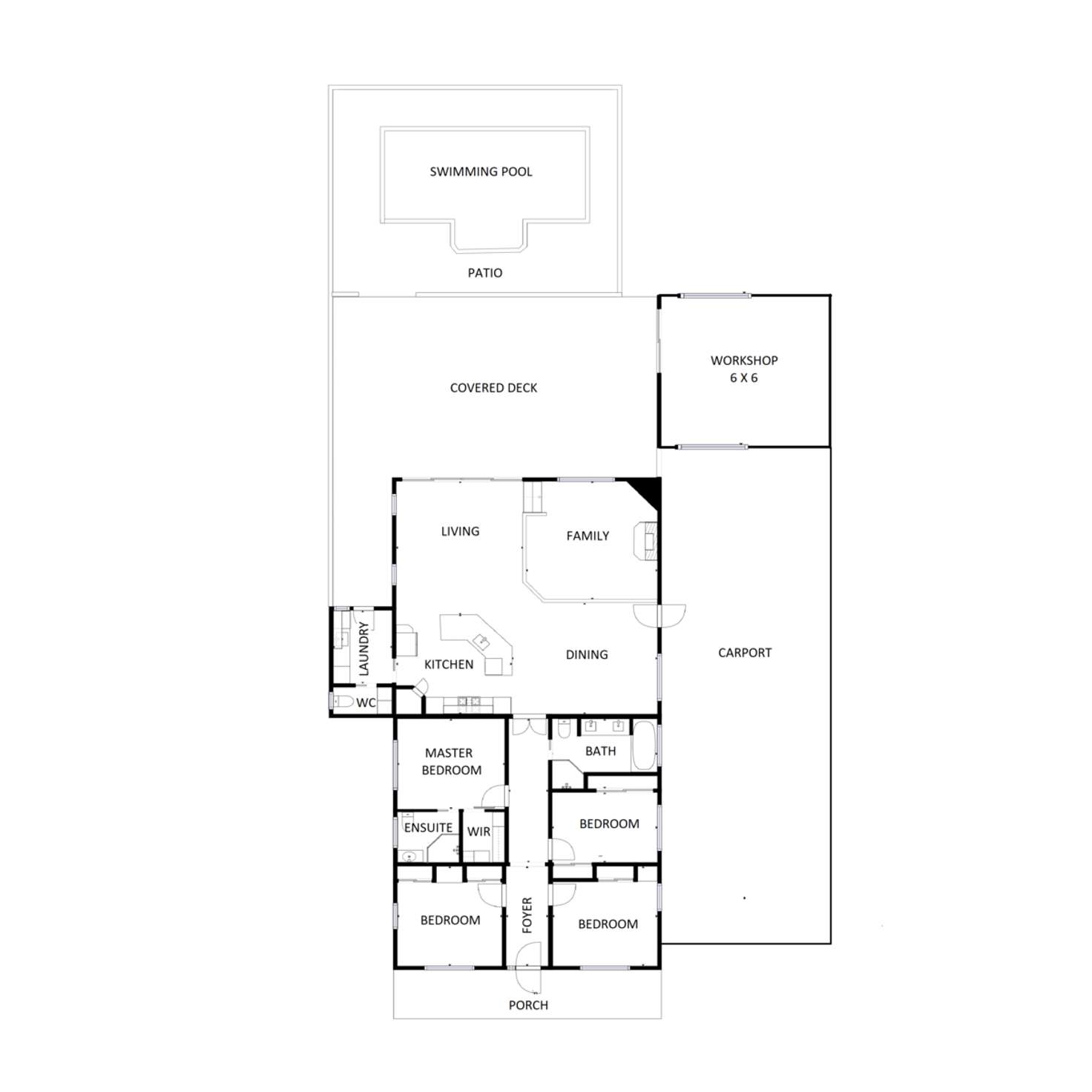 Floorplan of Homely house listing, 42 High Street, Yackandandah VIC 3749