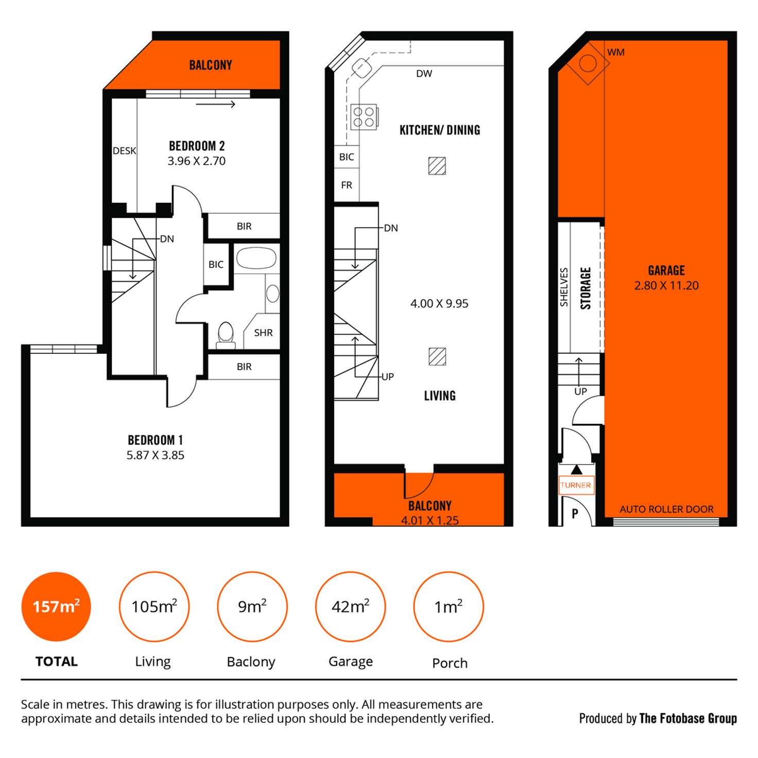 Floorplan of Homely townhouse listing, 20 Symonds Place, Adelaide SA 5000