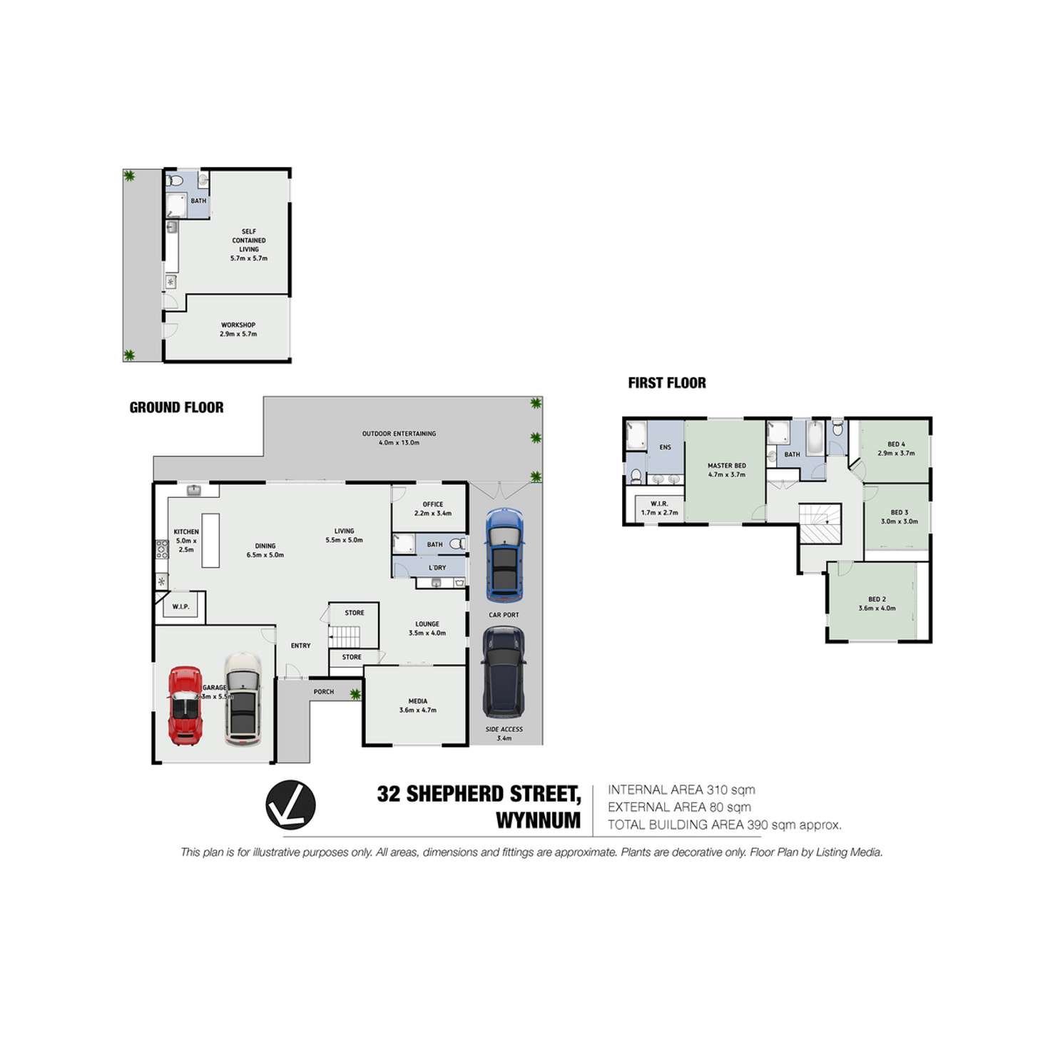 Floorplan of Homely house listing, 32 Shepherd Street, Wynnum QLD 4178