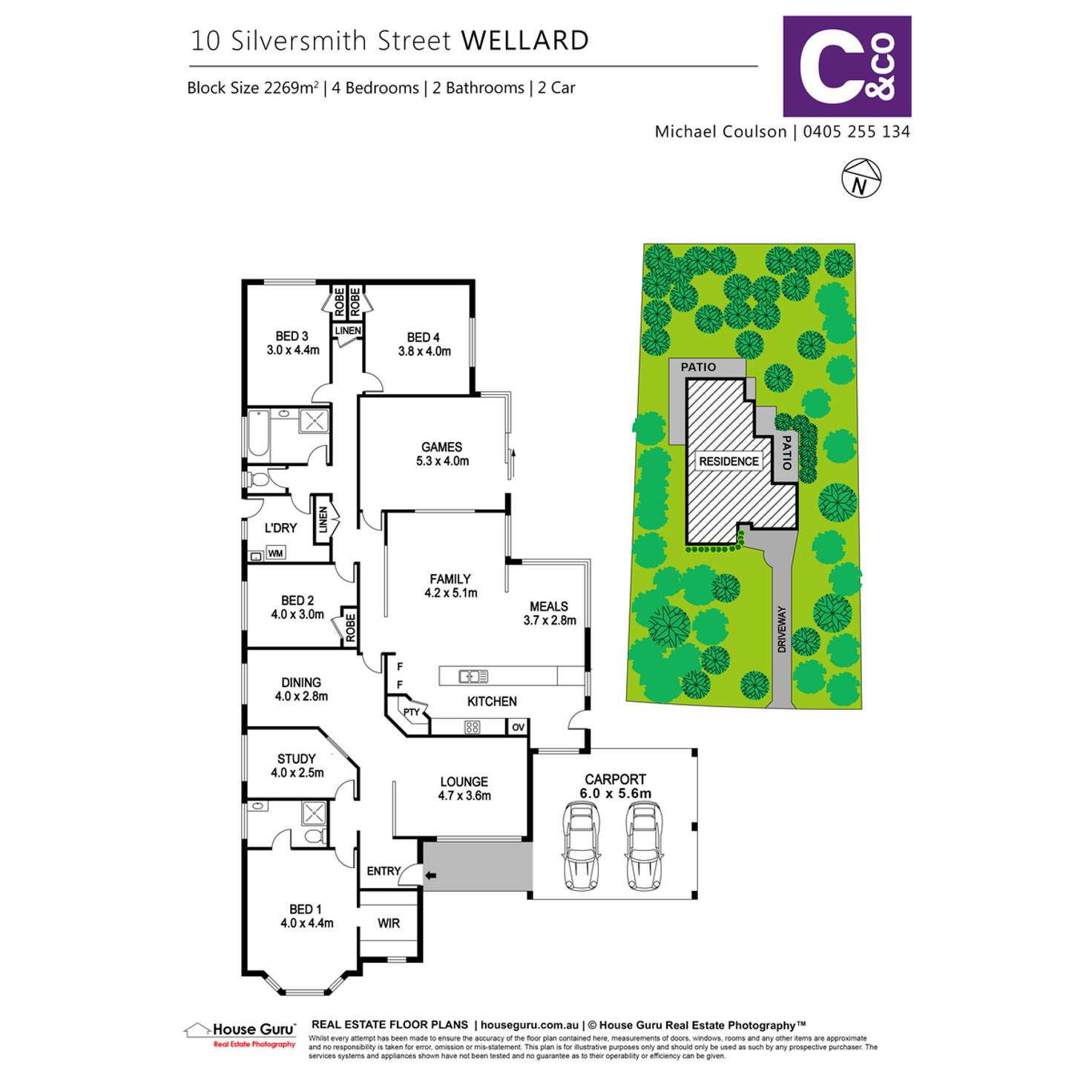 Floorplan of Homely house listing, 10 Silversmith Street, Wellard WA 6170