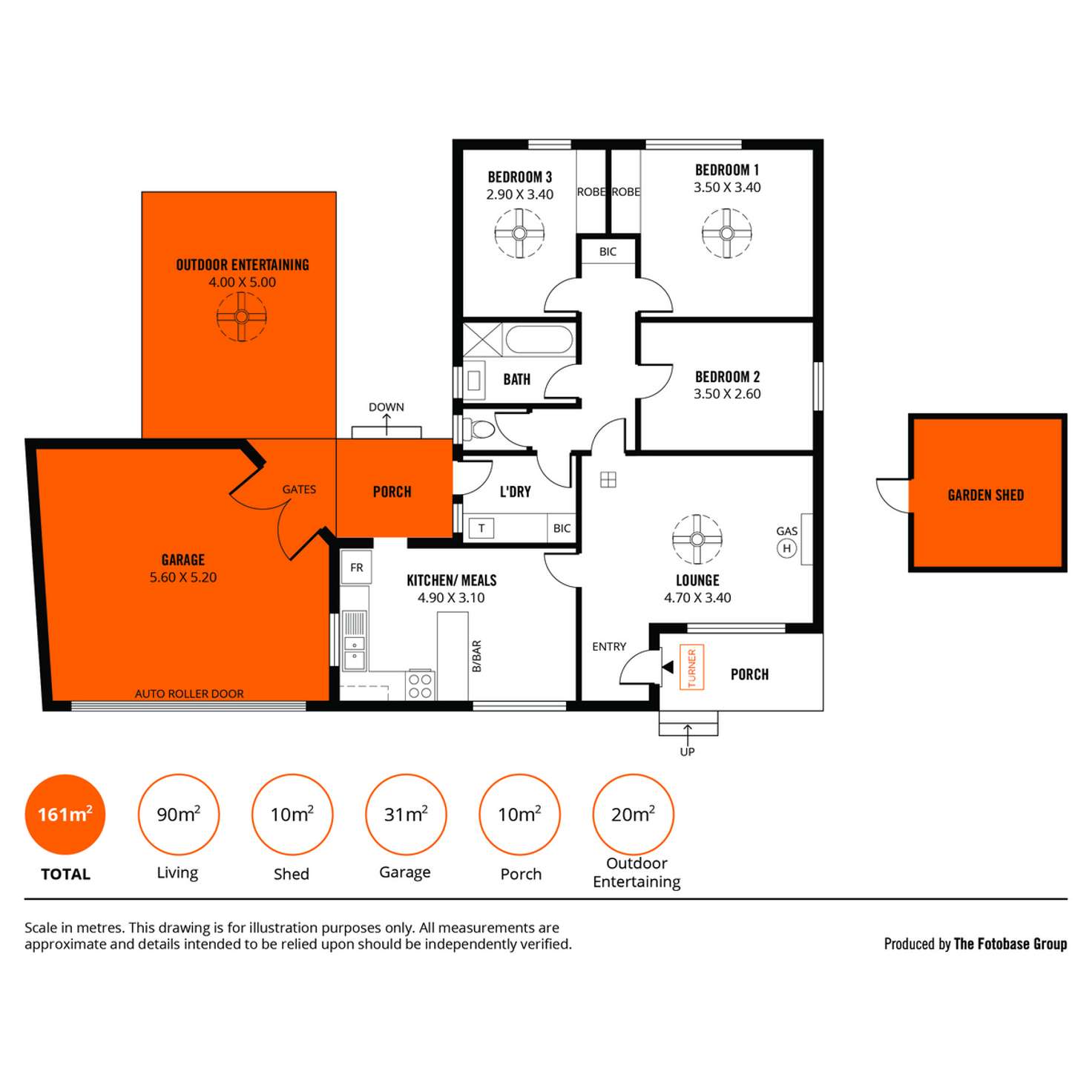 Floorplan of Homely house listing, 1 Myara Avenue, Ingle Farm SA 5098