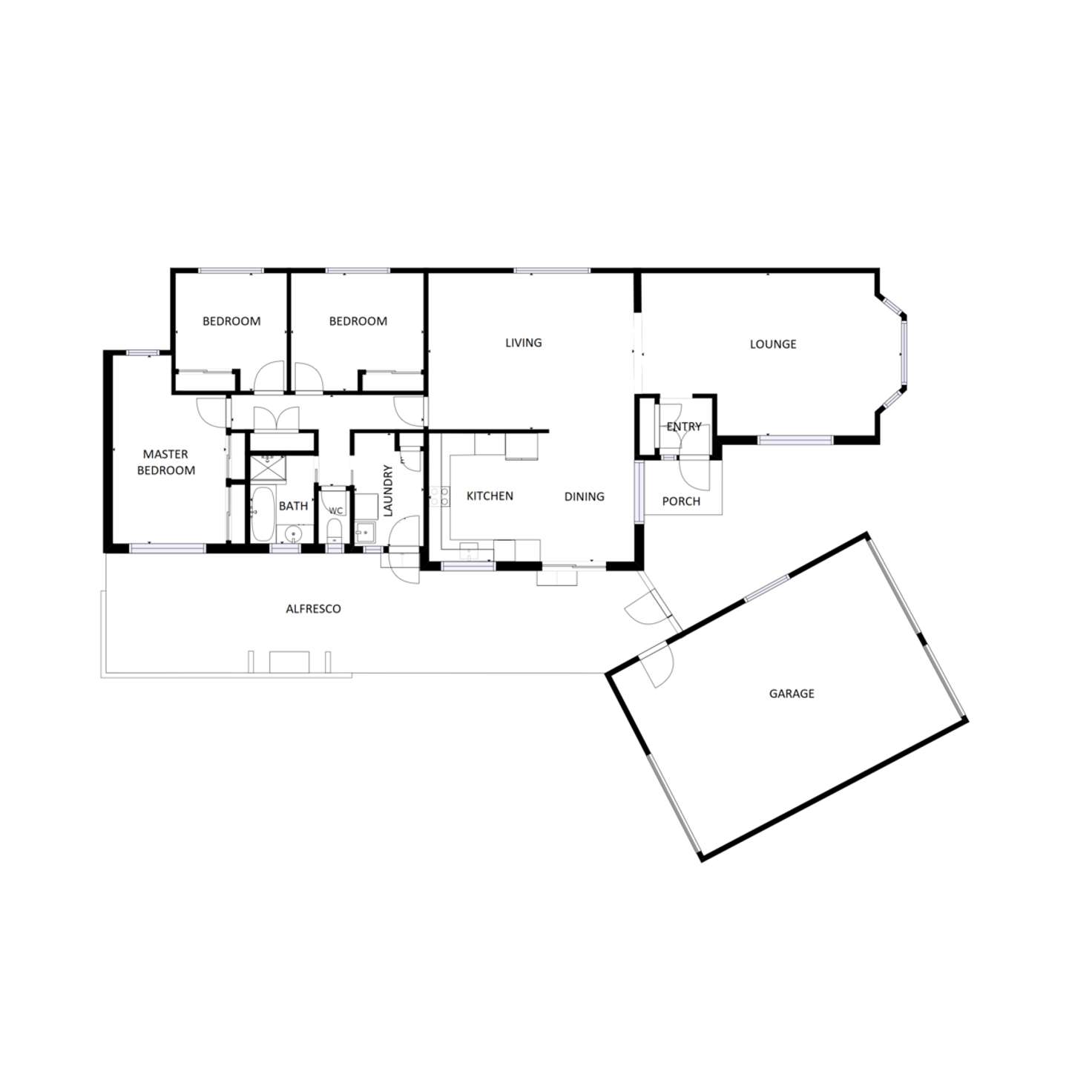 Floorplan of Homely house listing, 10 Acacia Crescent, Wodonga VIC 3690