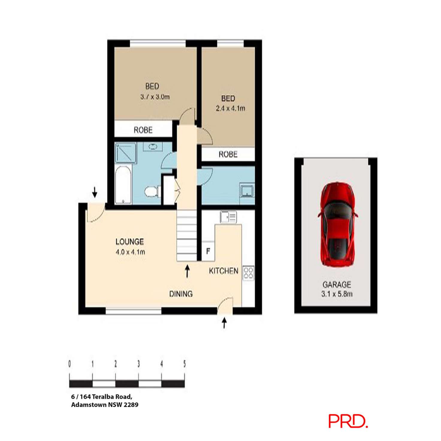 Floorplan of Homely apartment listing, 6/164 Teralba Road, Adamstown NSW 2289