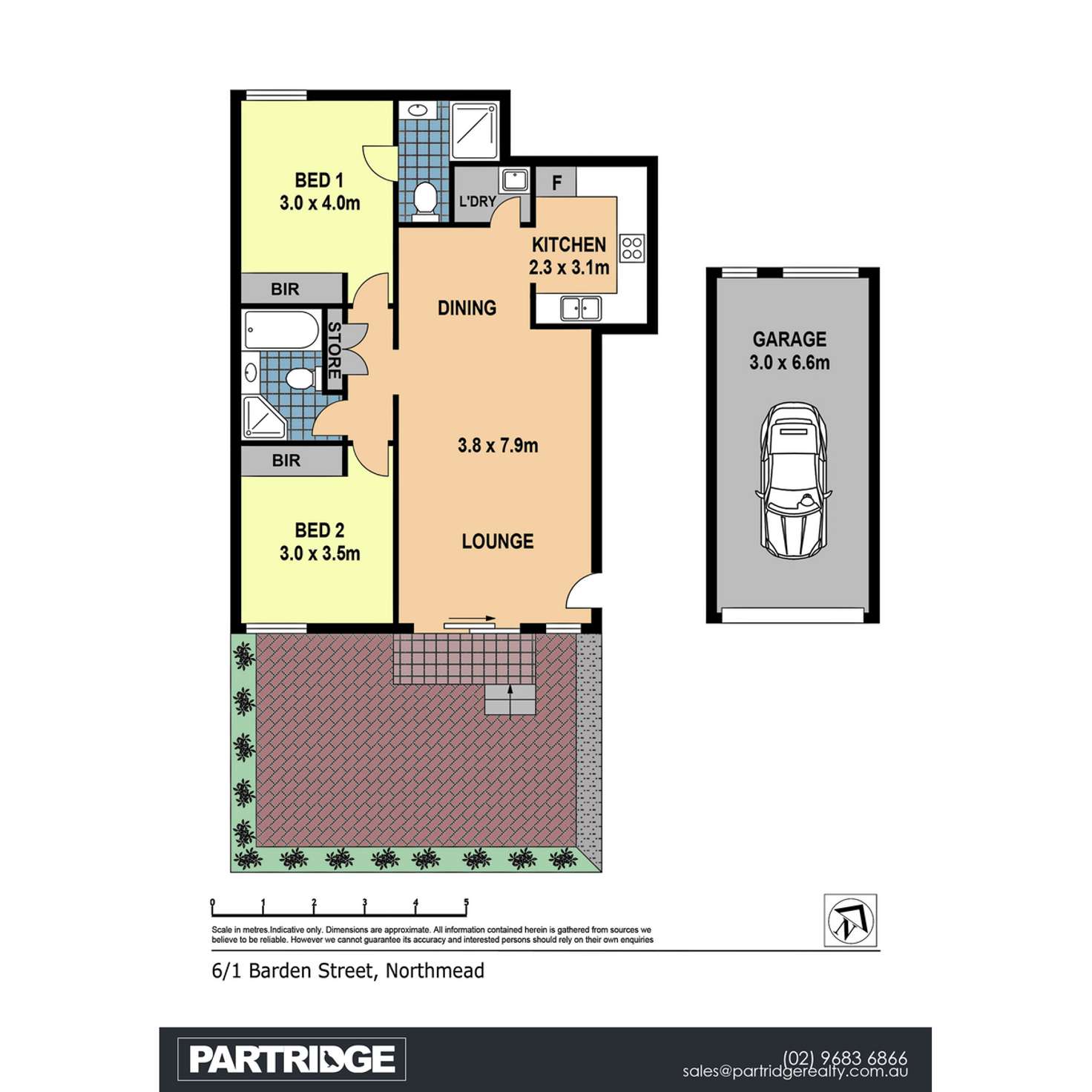 Floorplan of Homely apartment listing, 6/1 Barden Street, Northmead NSW 2152