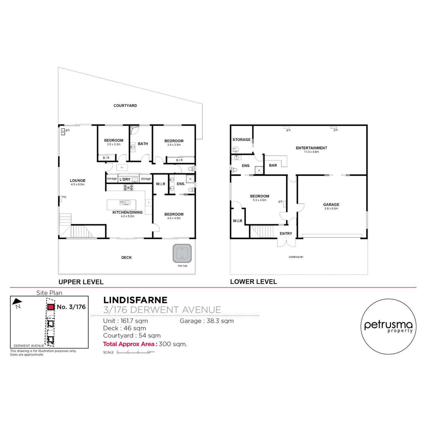 Floorplan of Homely house listing, 3/176 Derwent Avenue, Lindisfarne TAS 7015