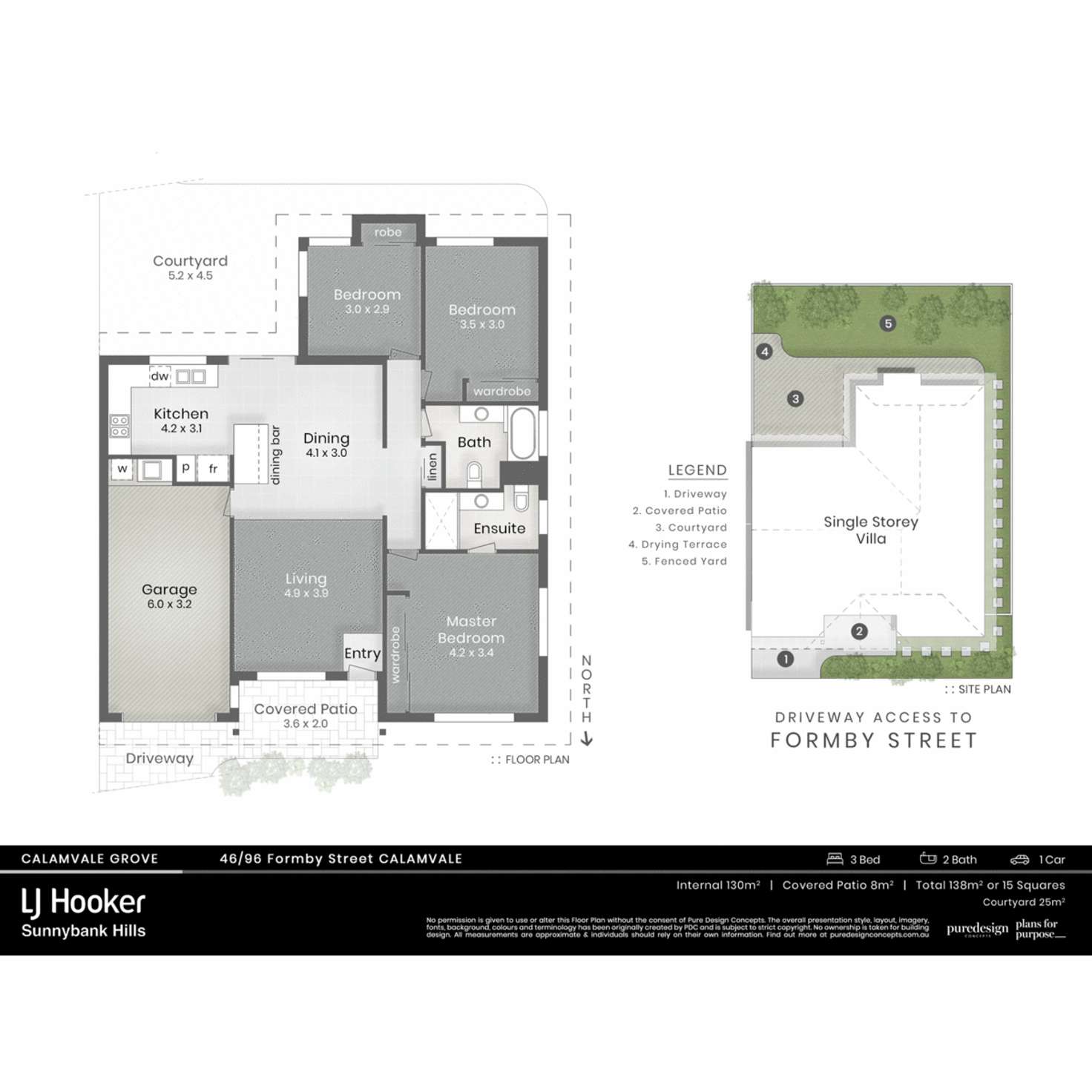 Floorplan of Homely villa listing, 46/96 Formby Street, Calamvale QLD 4116