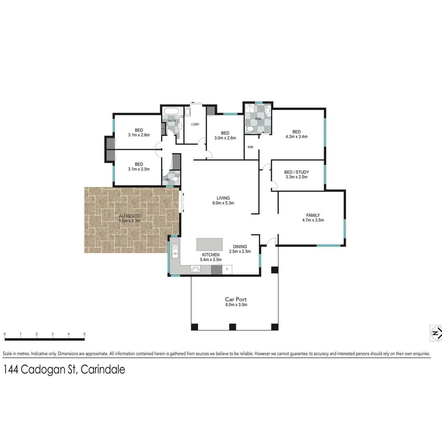 Floorplan of Homely house listing, 144 Cadogan Street, Carindale QLD 4152