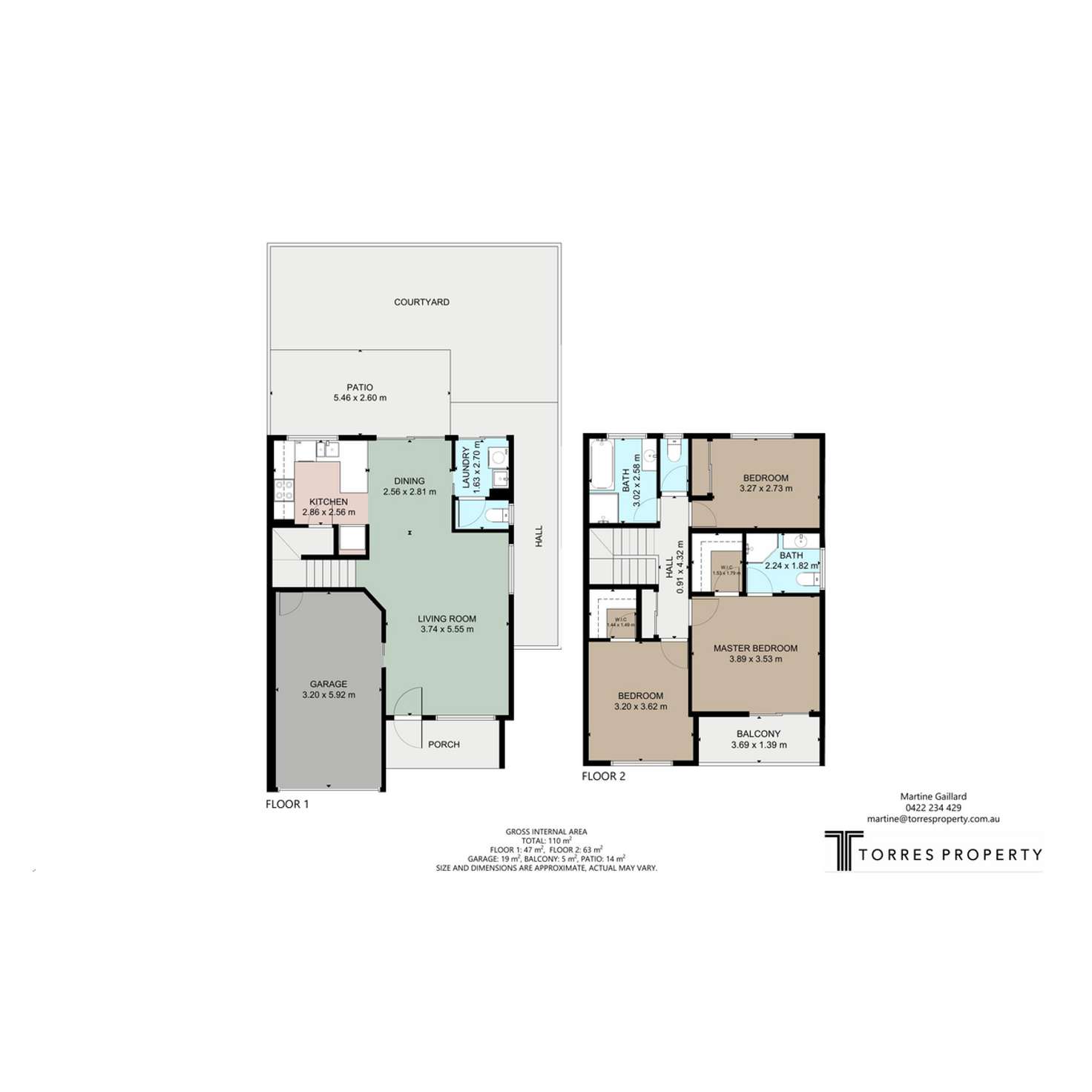 Floorplan of Homely townhouse listing, 18/27 Epala Street, Carina QLD 4152