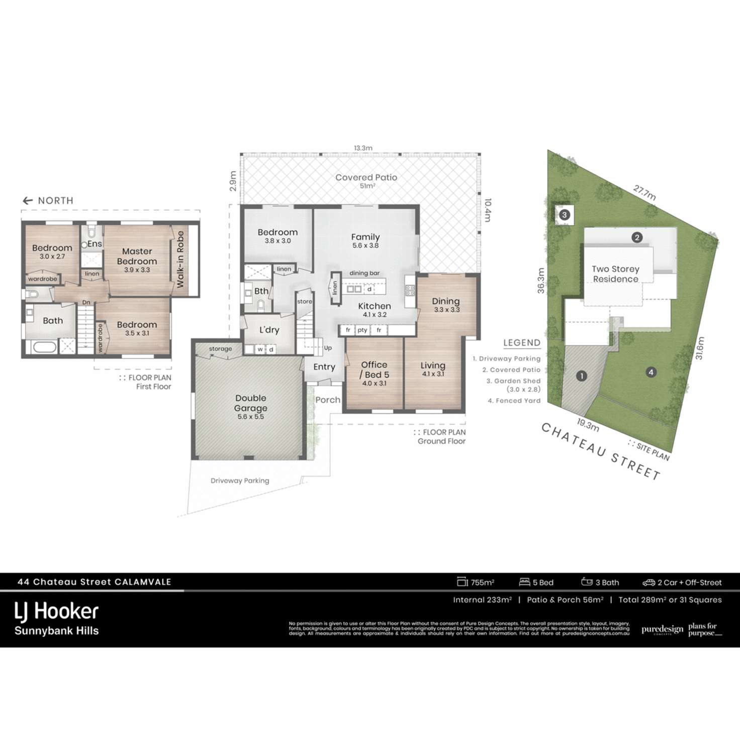 Floorplan of Homely house listing, 44 Chateau Street, Calamvale QLD 4116