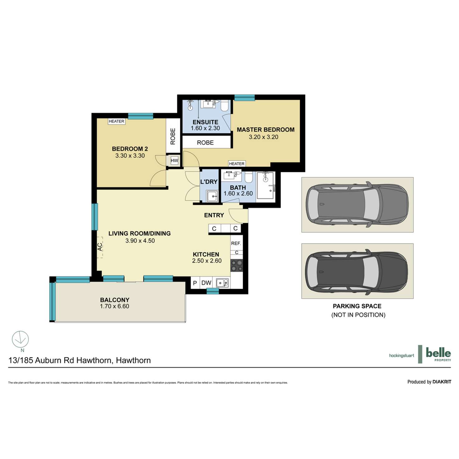 Floorplan of Homely apartment listing, 13/185 Auburn Road, Hawthorn VIC 3122