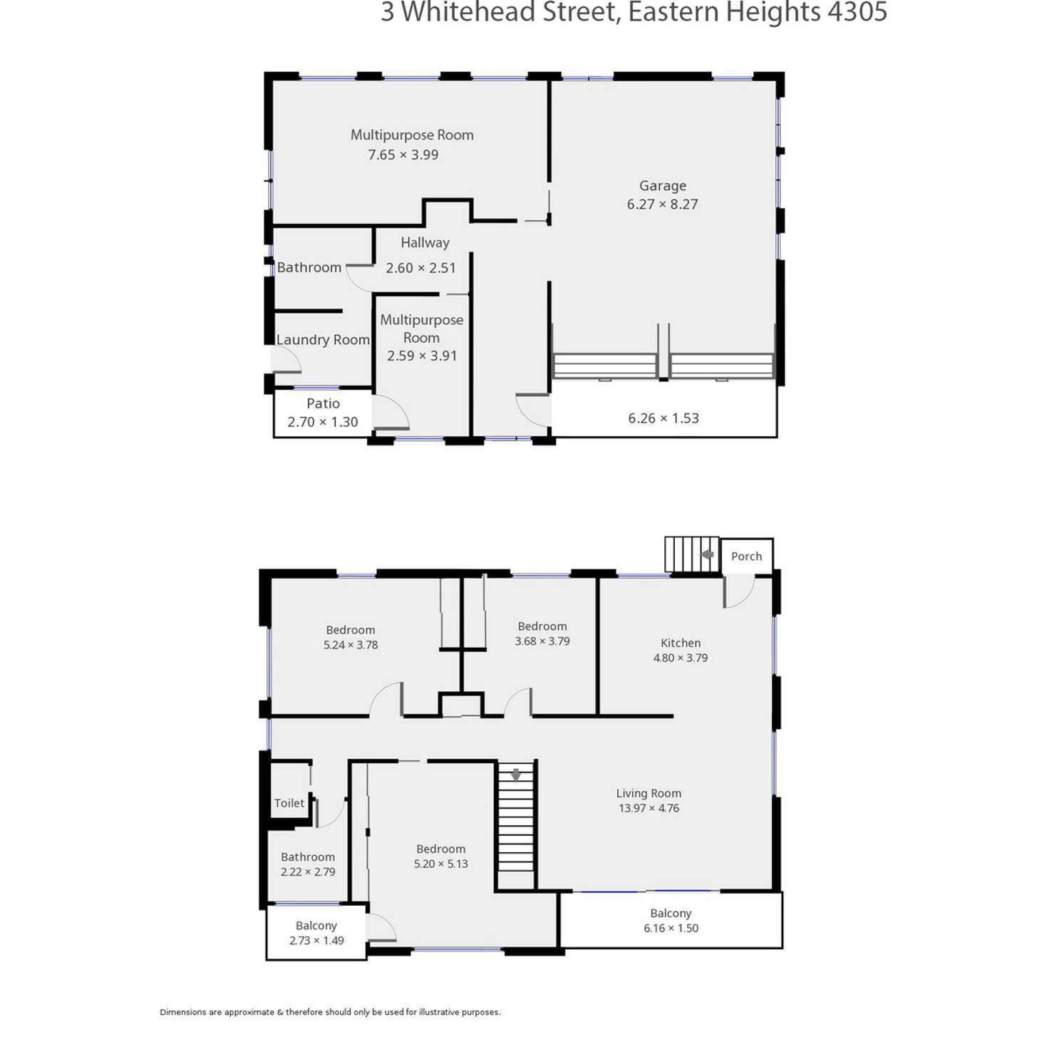 Floorplan of Homely house listing, 3 Whitehead Street, Eastern Heights QLD 4305