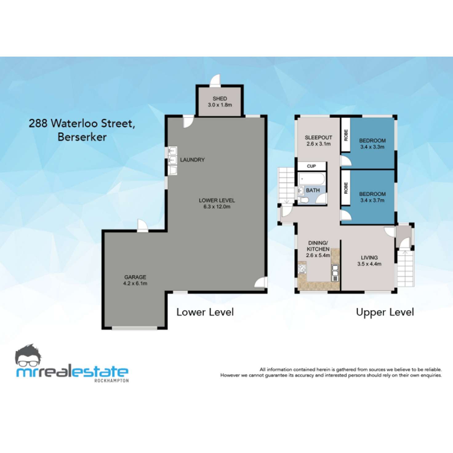 Floorplan of Homely house listing, 288 Waterloo Street, Berserker QLD 4701