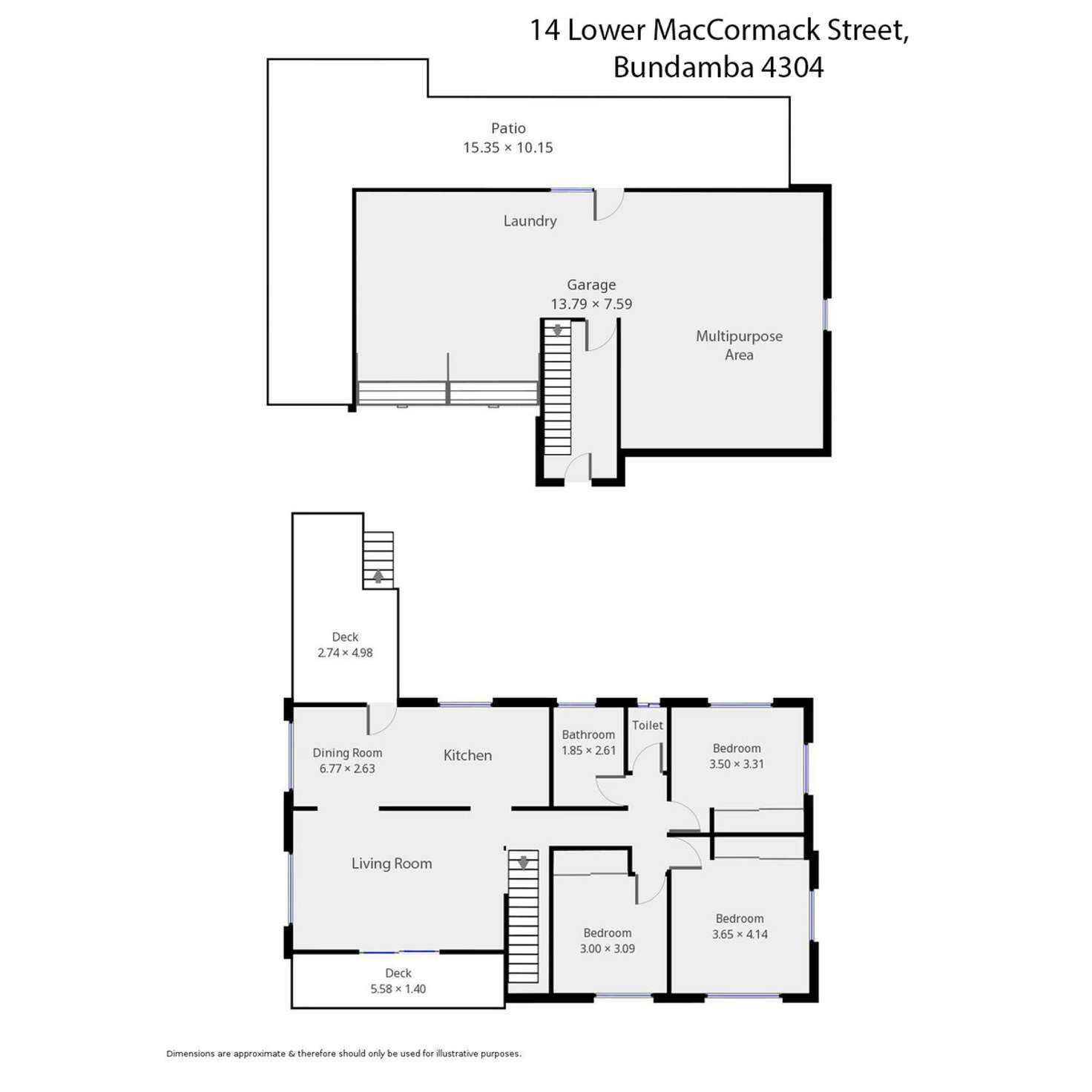 Floorplan of Homely house listing, 14 Lower McCormack Street, Bundamba QLD 4304