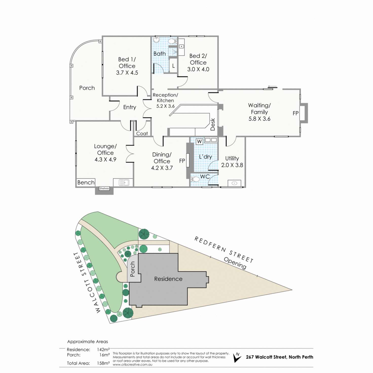 Floorplan of Homely house listing, 267 Walcott Street, North Perth WA 6006