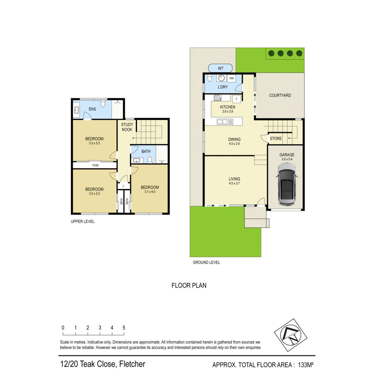 Floorplan of Homely townhouse listing, 12/20 Teak Close, Fletcher NSW 2287