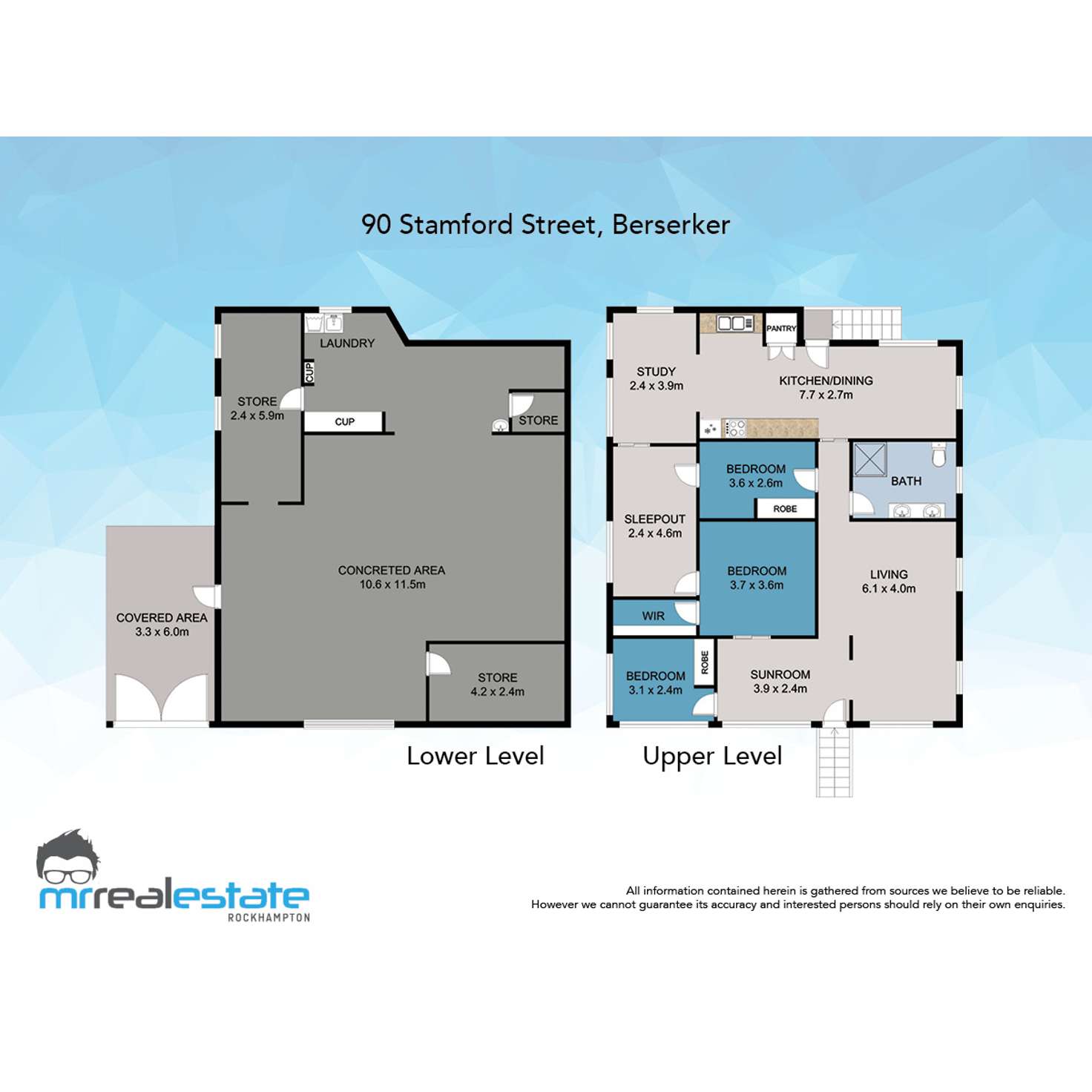 Floorplan of Homely house listing, 90 Stamford Street, Berserker QLD 4701