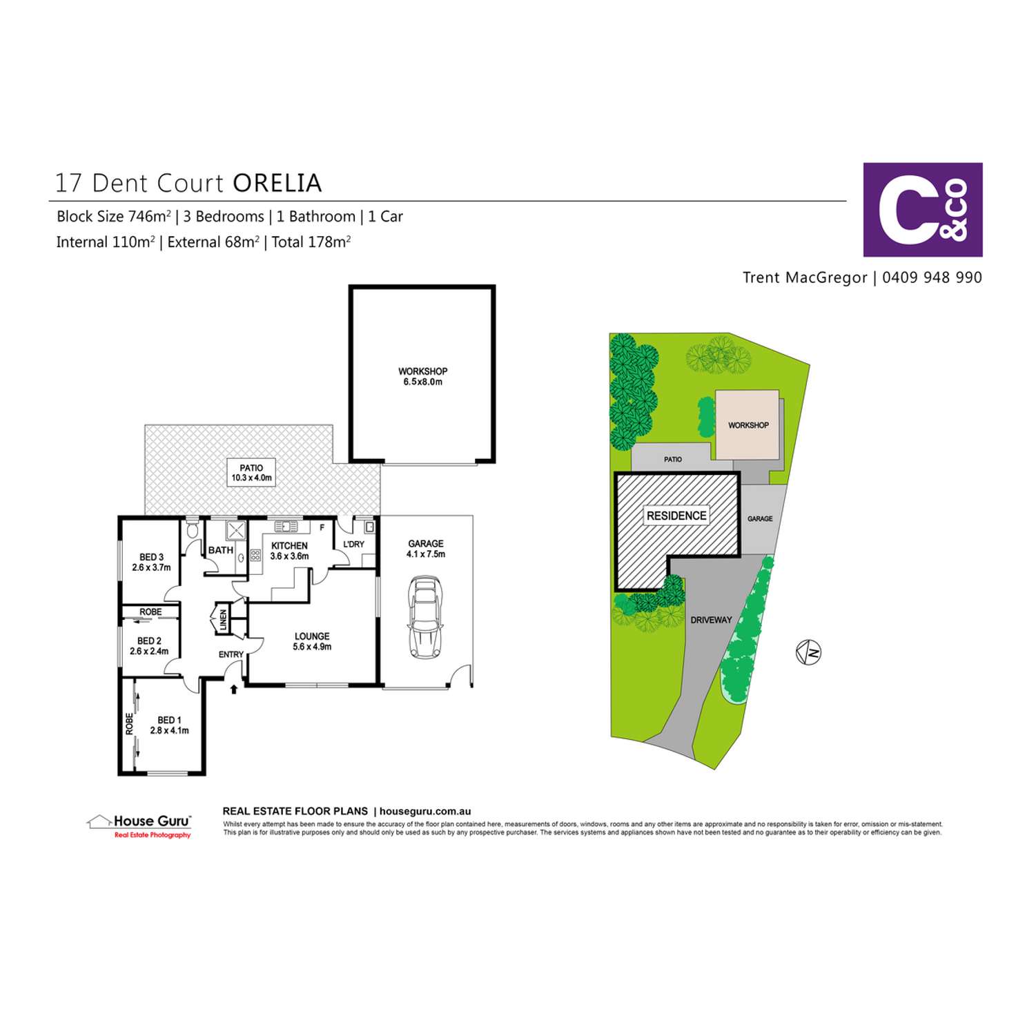 Floorplan of Homely house listing, 17 Dent Court, Orelia WA 6167