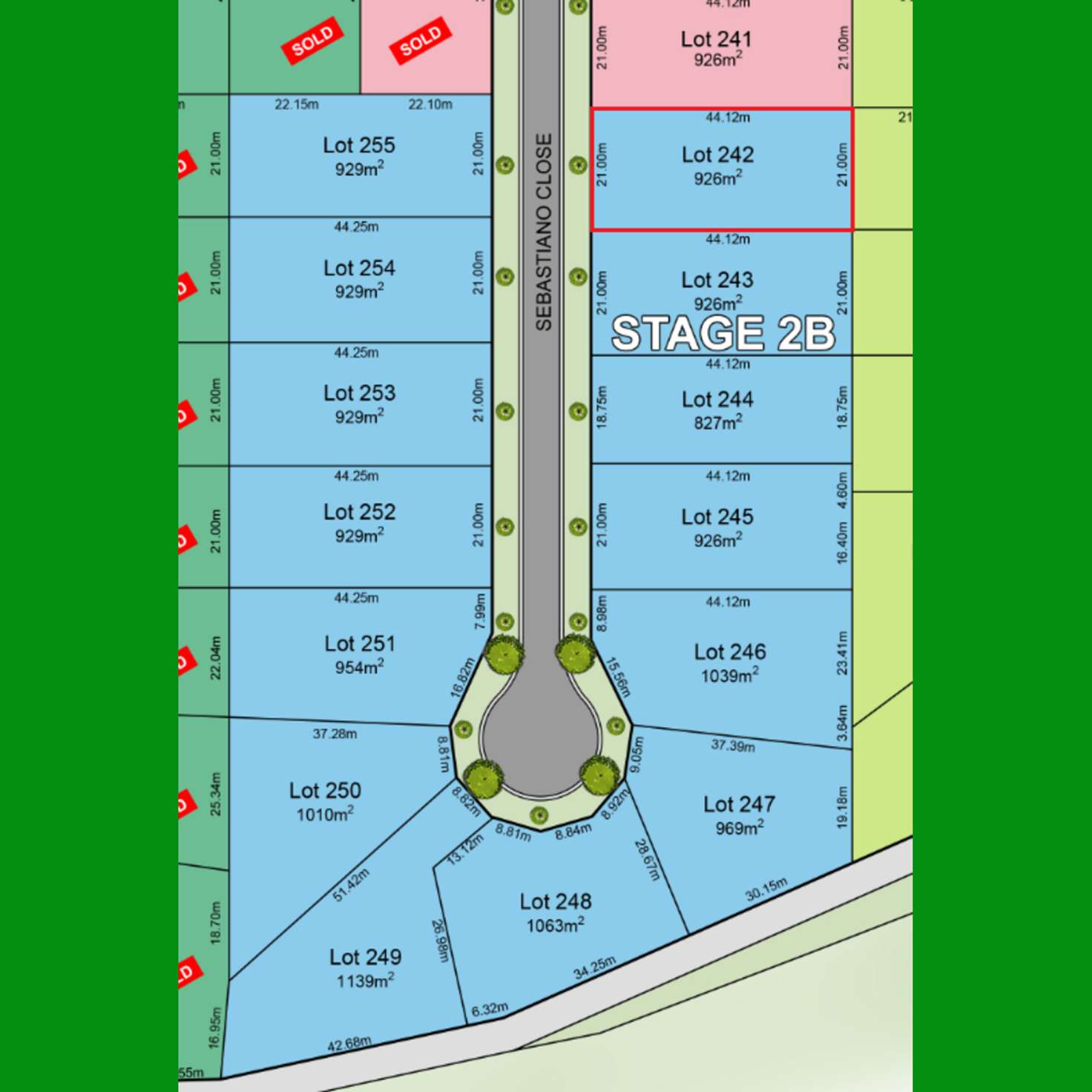 Floorplan of Homely residentialLand listing, LOT 242 Sebastiano Close, Mareeba QLD 4880