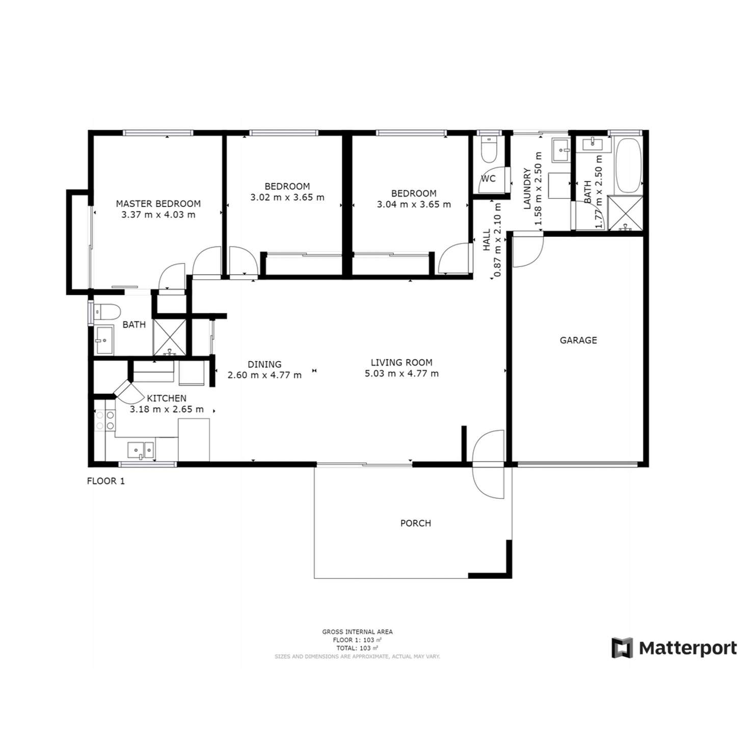 Floorplan of Homely flat listing, 4/16 Cauchi Court, Avoca QLD 4670
