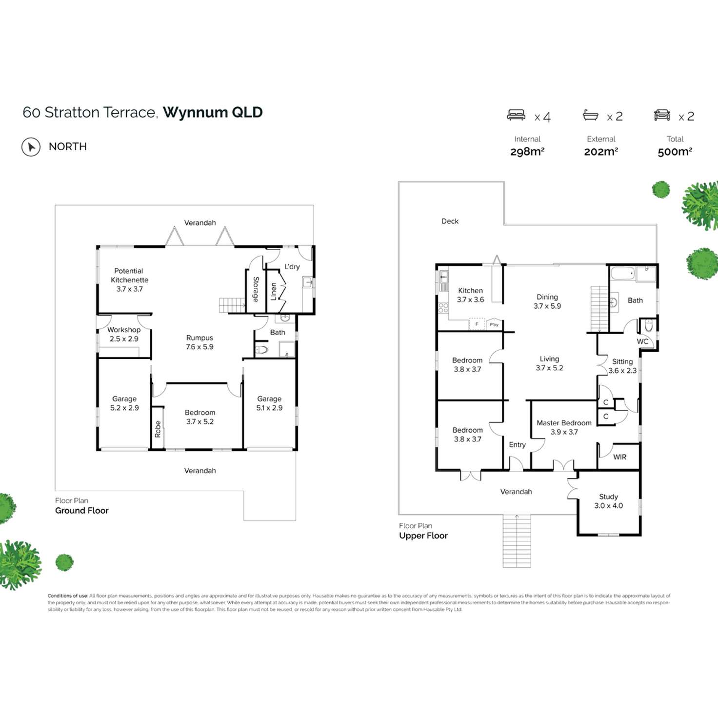 Floorplan of Homely house listing, 60 Stratton Terrace, Wynnum QLD 4178