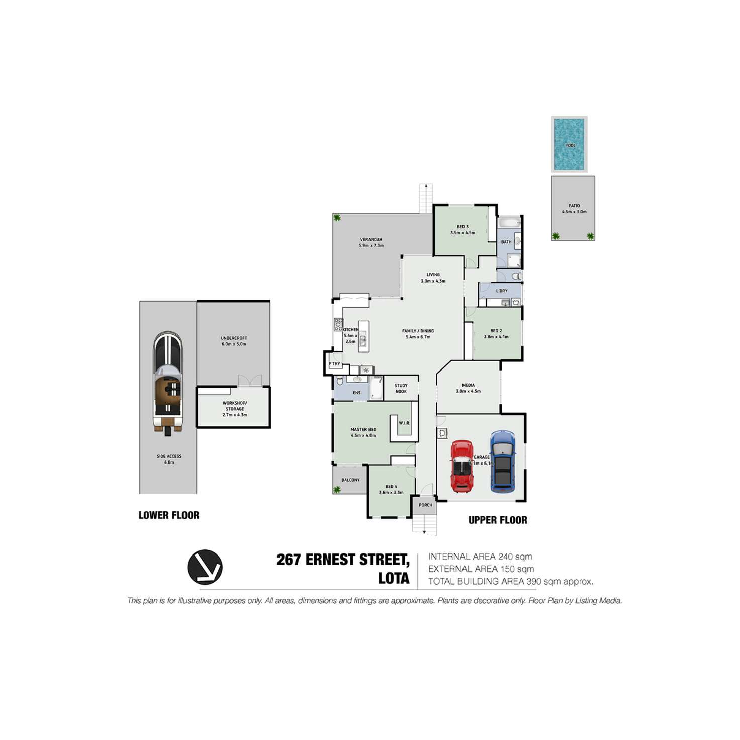 Floorplan of Homely house listing, 267 Ernest Street, Lota QLD 4179