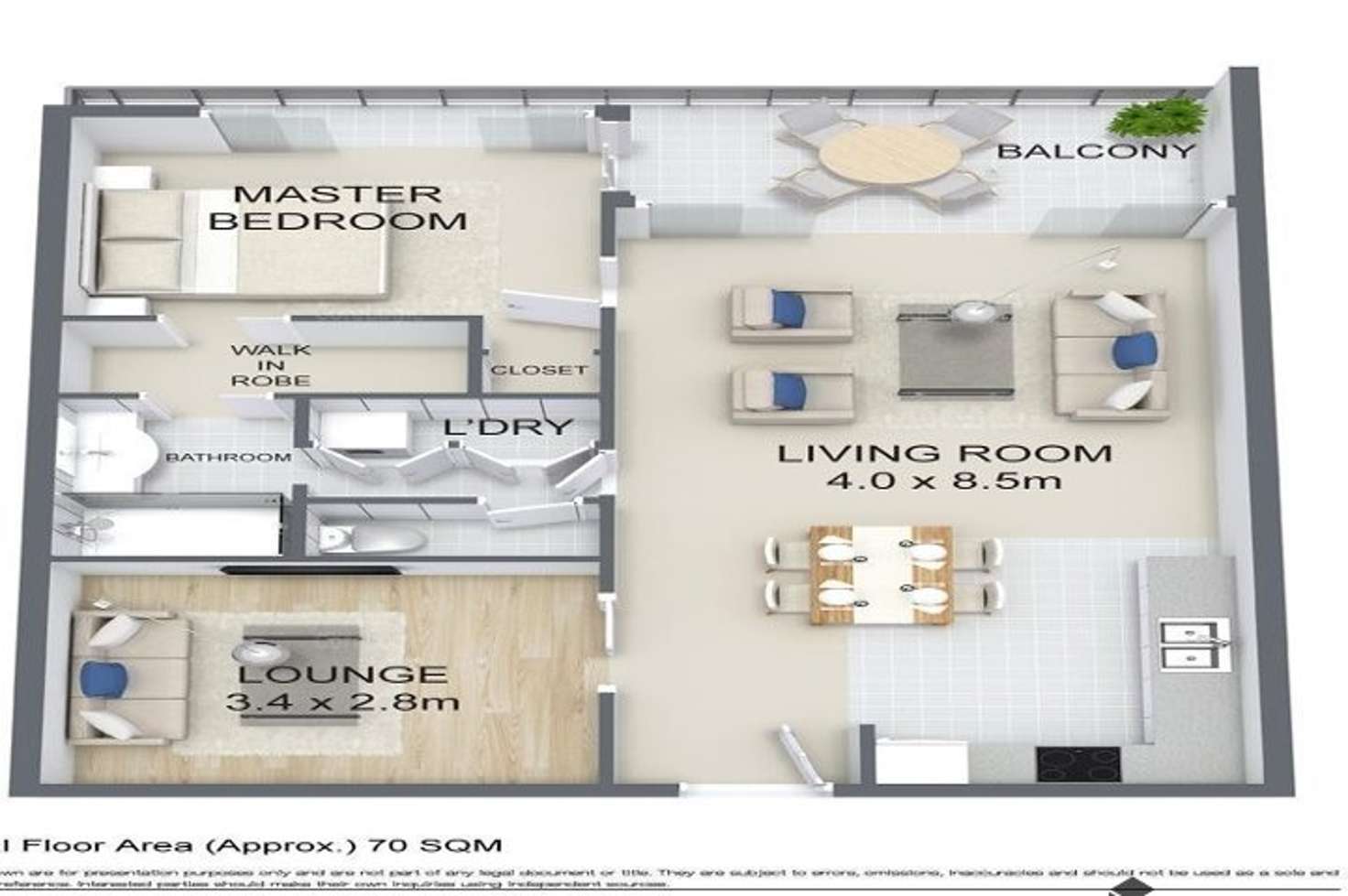 Floorplan of Homely apartment listing, 501/2 East Quay Drive, Biggera Waters QLD 4216