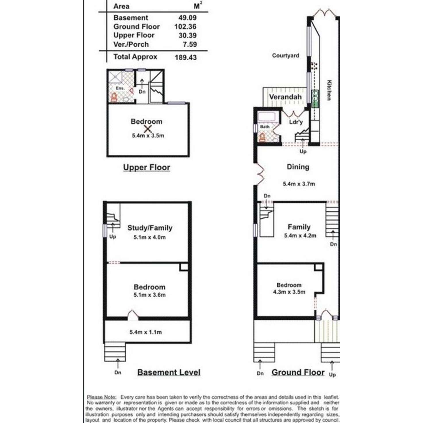 Floorplan of Homely house listing, 5 Harris Street, Norwood SA 5067