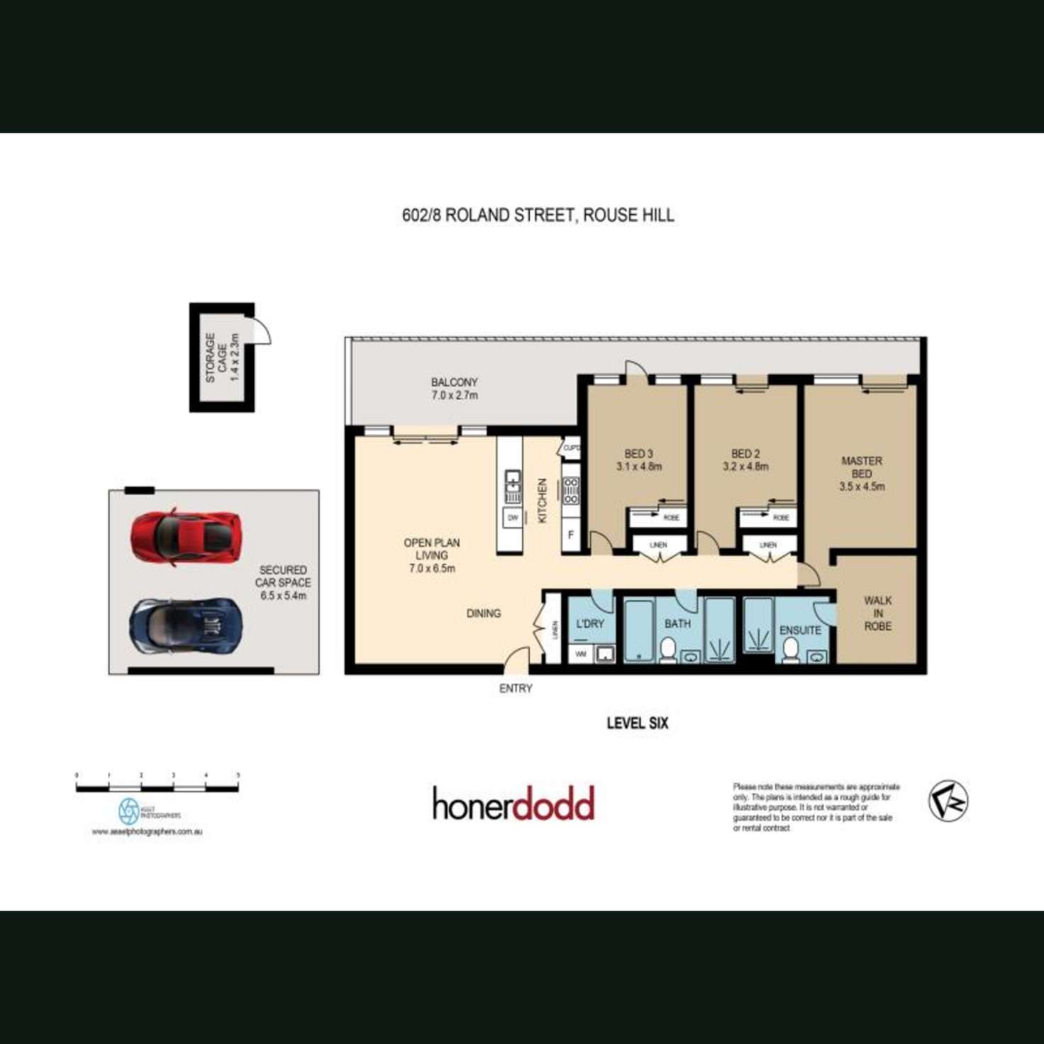 Floorplan of Homely apartment listing, B602/8 Roland Street, Rouse Hill NSW 2155