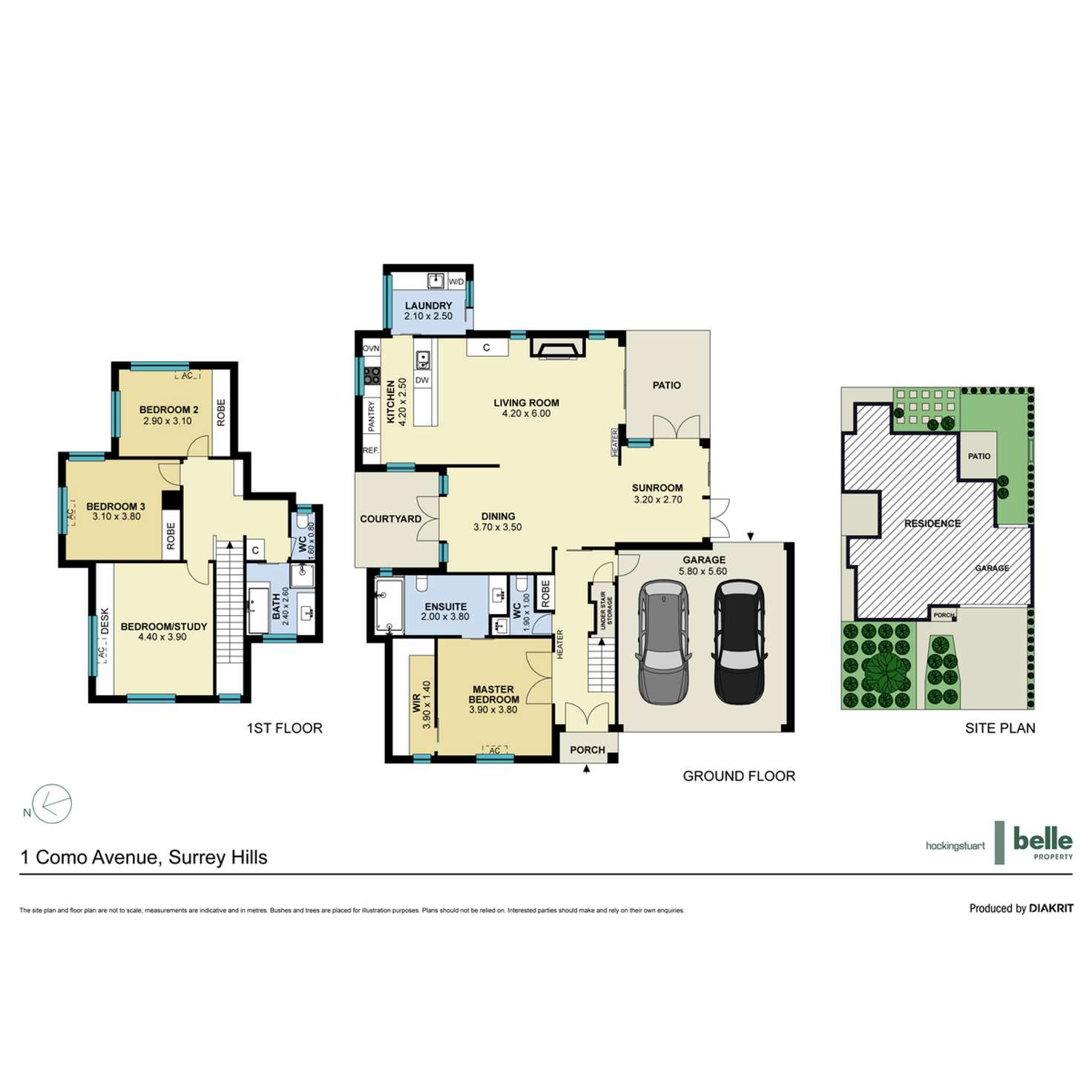 Floorplan of Homely house listing, 1 Como Avenue, Surrey Hills VIC 3127