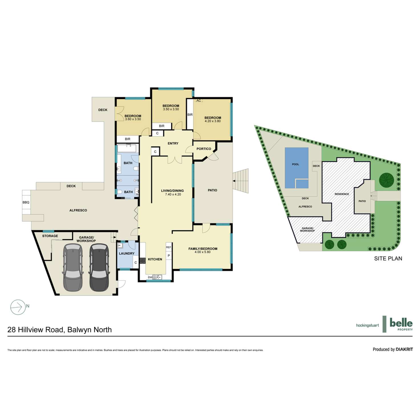 Floorplan of Homely house listing, 28 Hillview Road, Balwyn North VIC 3104