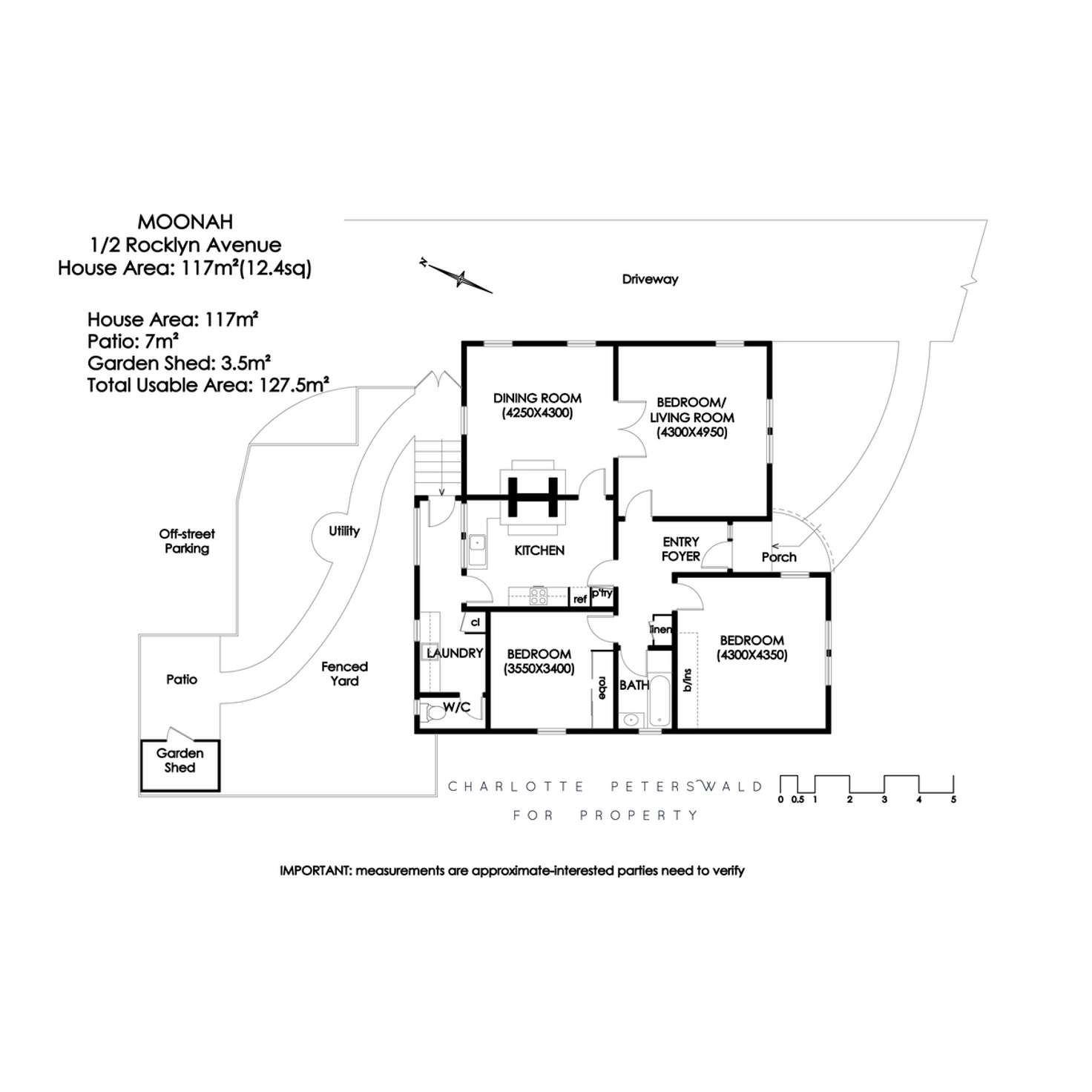 Floorplan of Homely villa listing, 1/2 Rocklyn Avenue, Moonah TAS 7009