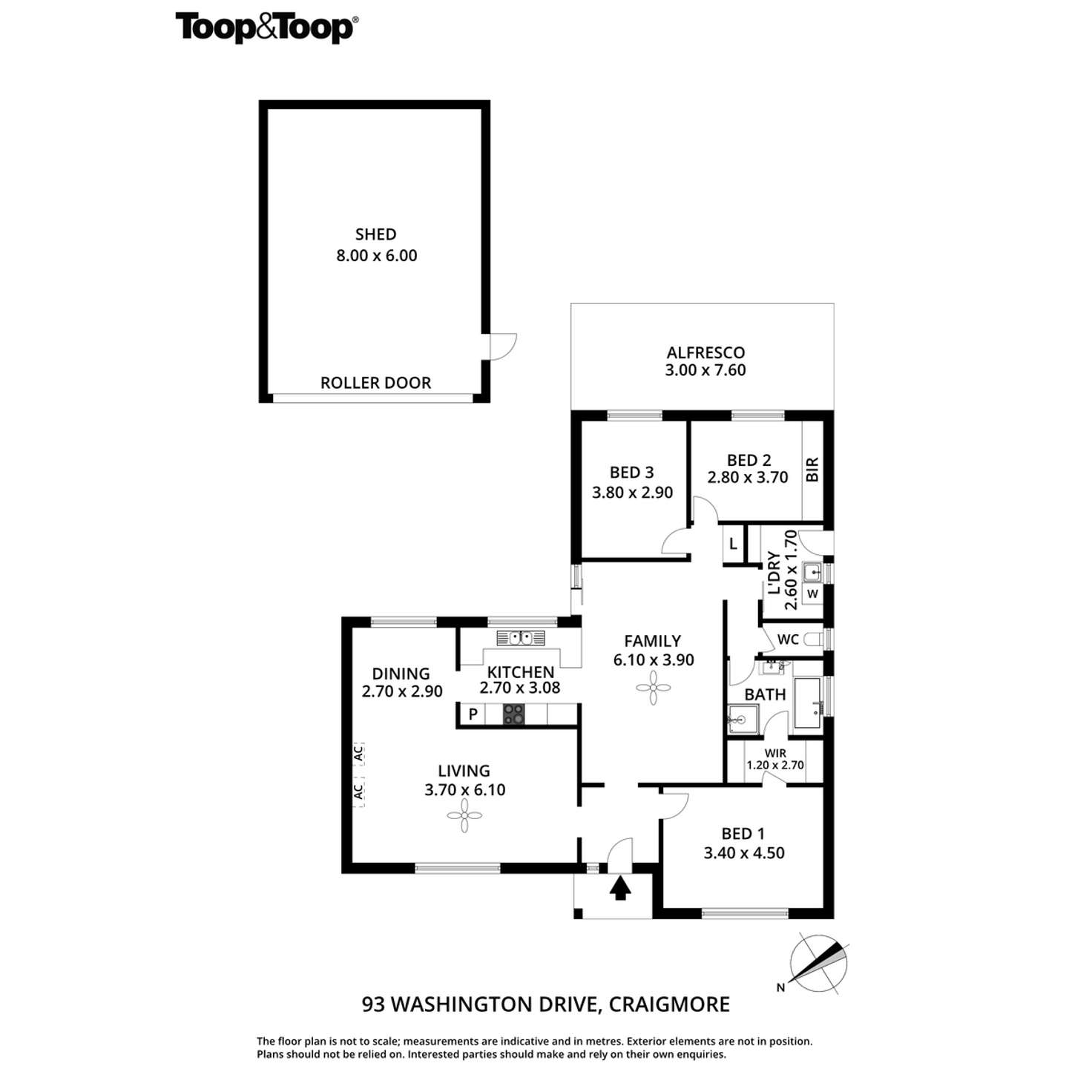 Floorplan of Homely house listing, 93 Washington Drive, Craigmore SA 5114