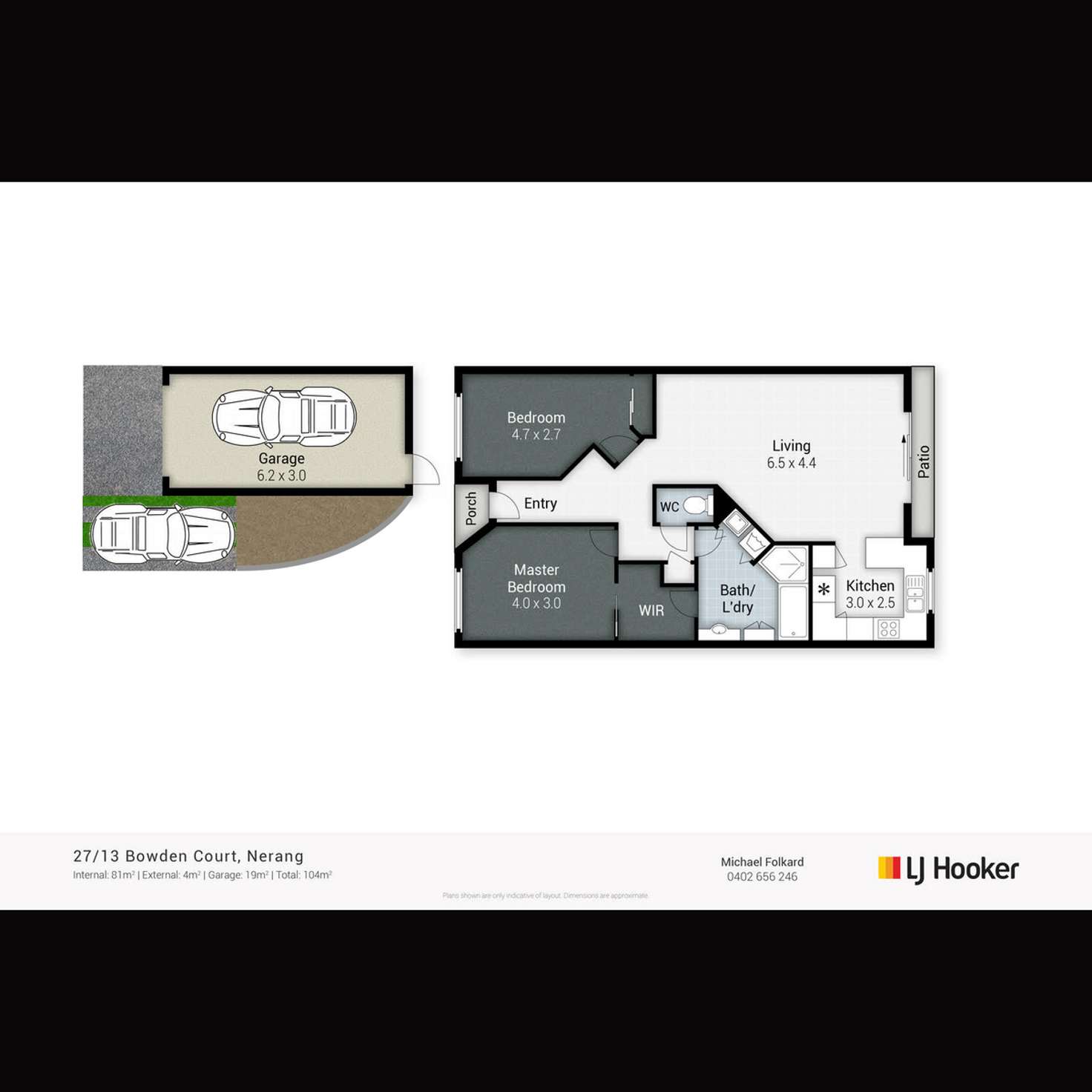Floorplan of Homely villa listing, 27/13 Bowden Court, Nerang QLD 4211