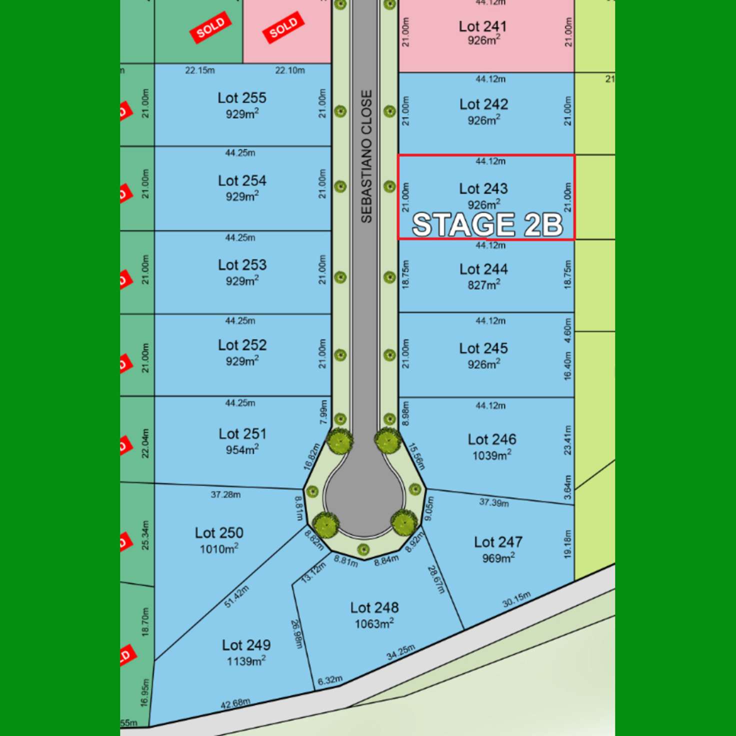 Floorplan of Homely residentialLand listing, LOT 243 Sebastiano Close, Mareeba QLD 4880