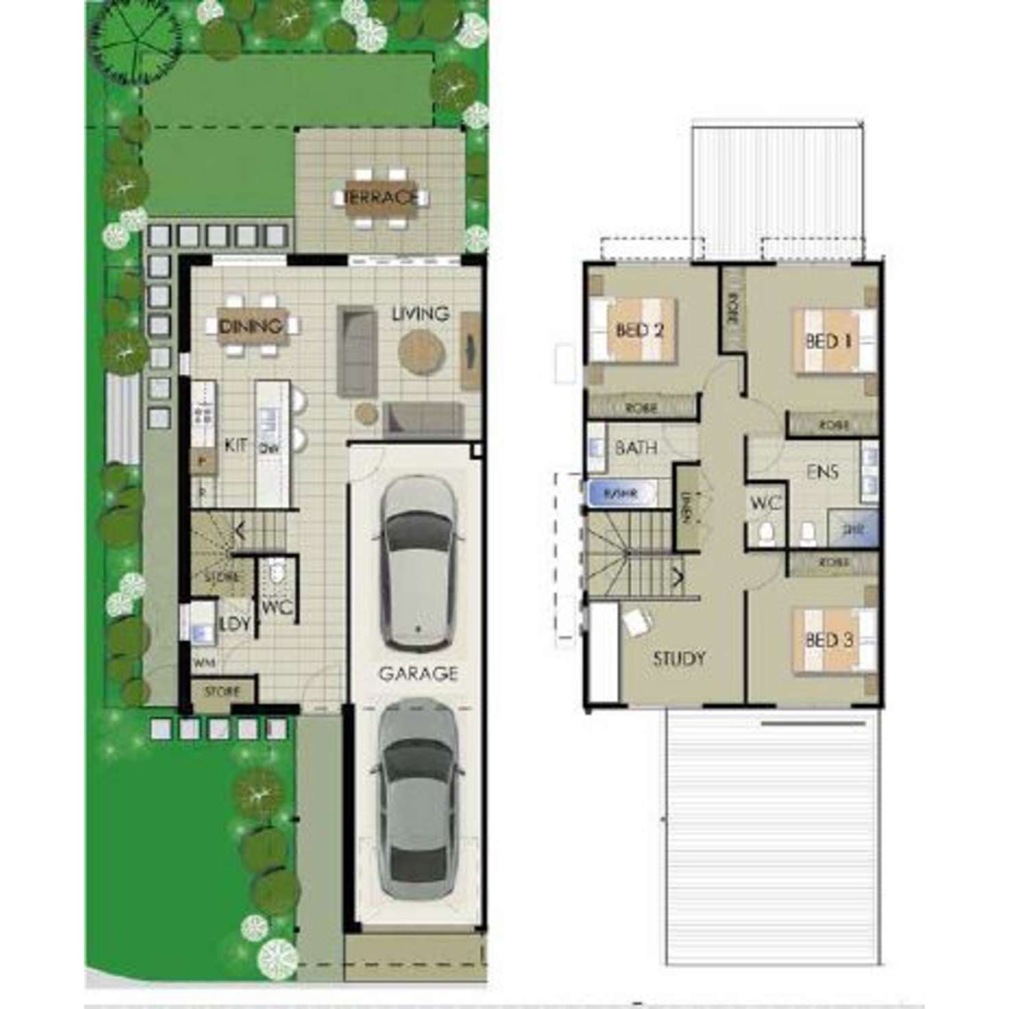 Floorplan of Homely house listing, 2/17 Greensboro Place, Little Mountain QLD 4551