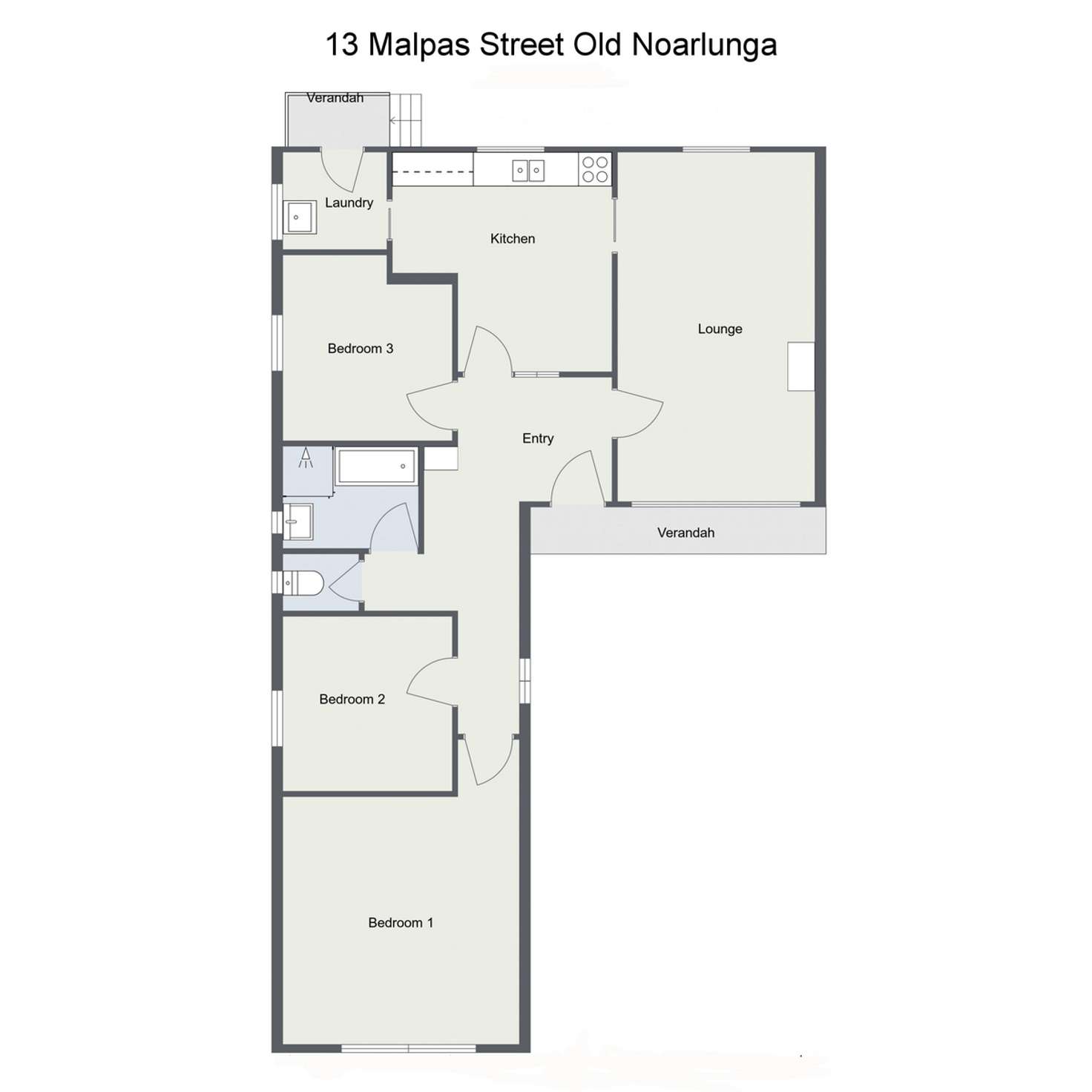 Floorplan of Homely house listing, 13 Malpas Street, Old Noarlunga SA 5168