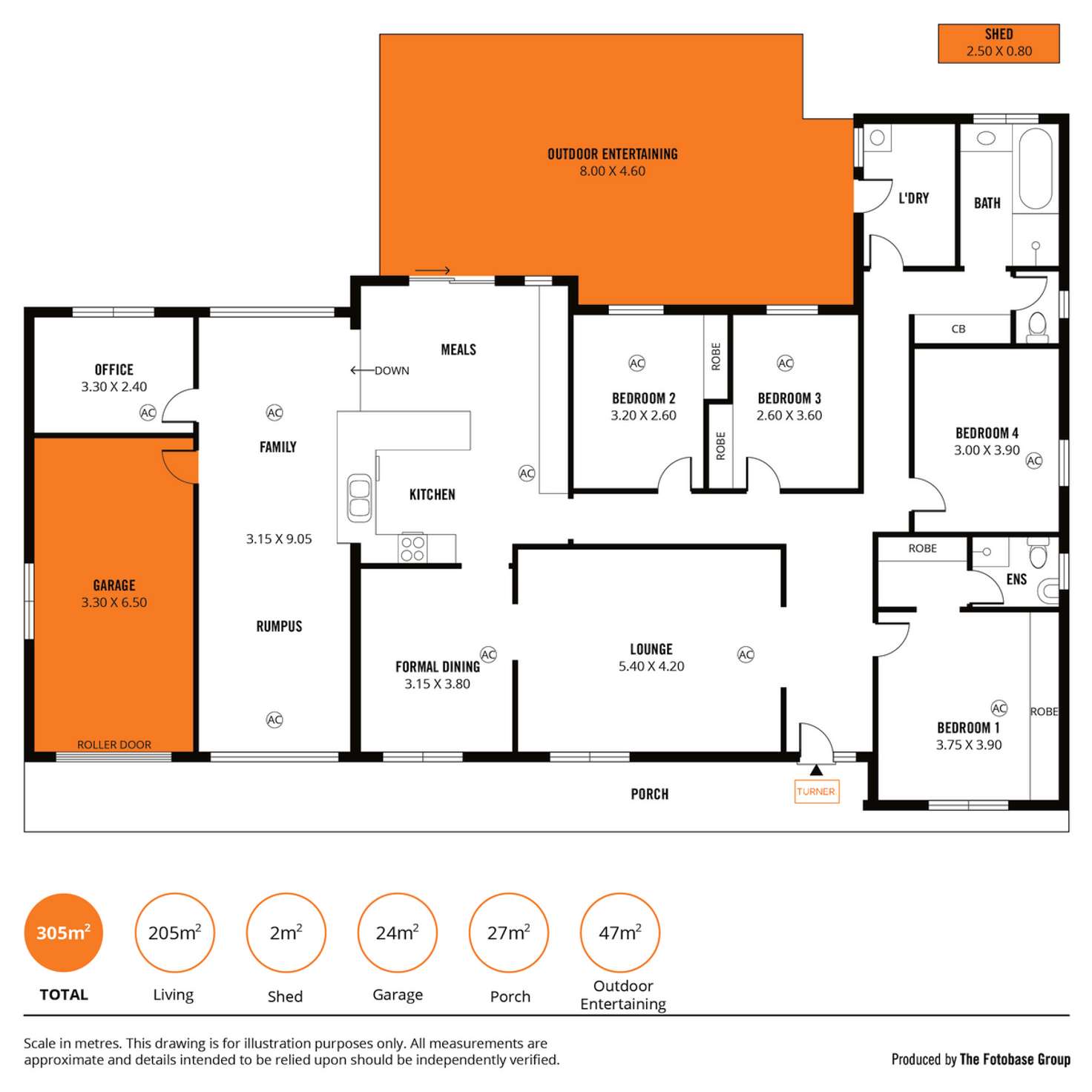 Floorplan of Homely house listing, 16 Saratoga Drive, Novar Gardens SA 5040