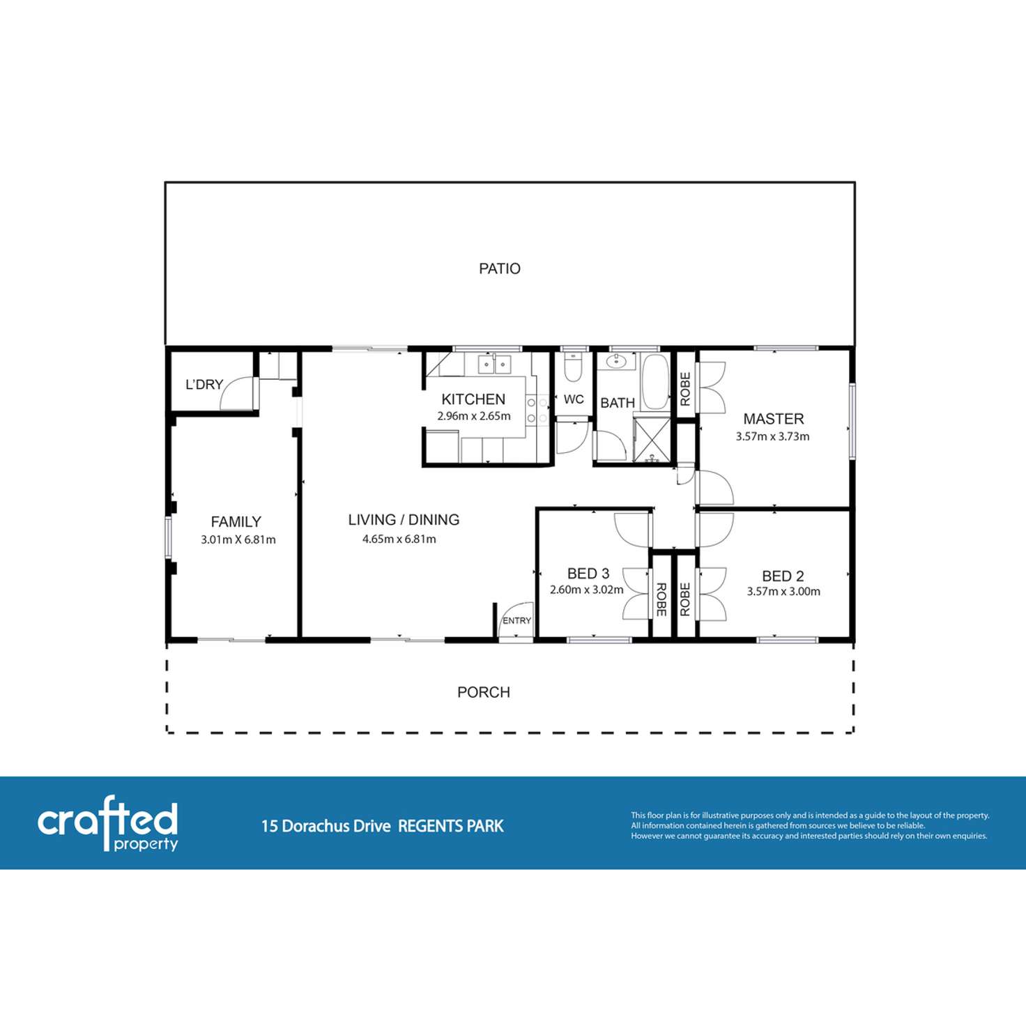 Floorplan of Homely house listing, 15 Dorachus Drive, Regents Park QLD 4118