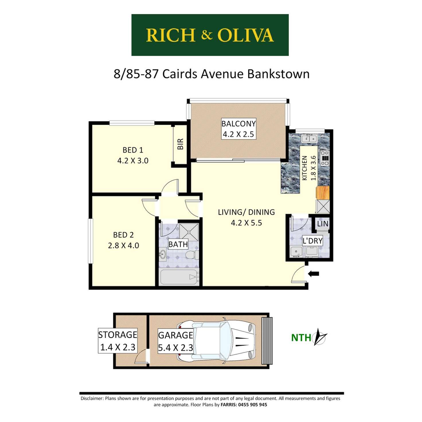 Floorplan of Homely apartment listing, 8/85-87 Cairds Avenue, Bankstown NSW 2200
